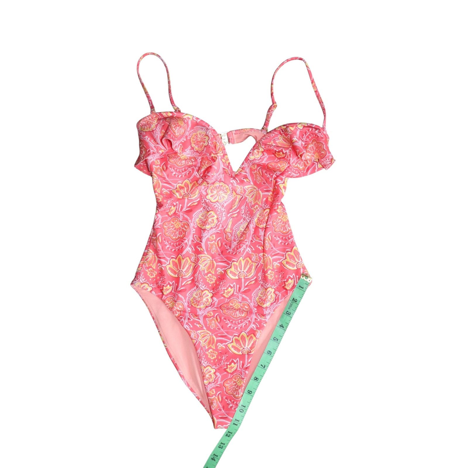 Ramy Brook Ramy Brook Sorrento Ruffled Printed Swimsuit Size XS Size XS / US 0-2 / IT 36-38 - 5 Thumbnail