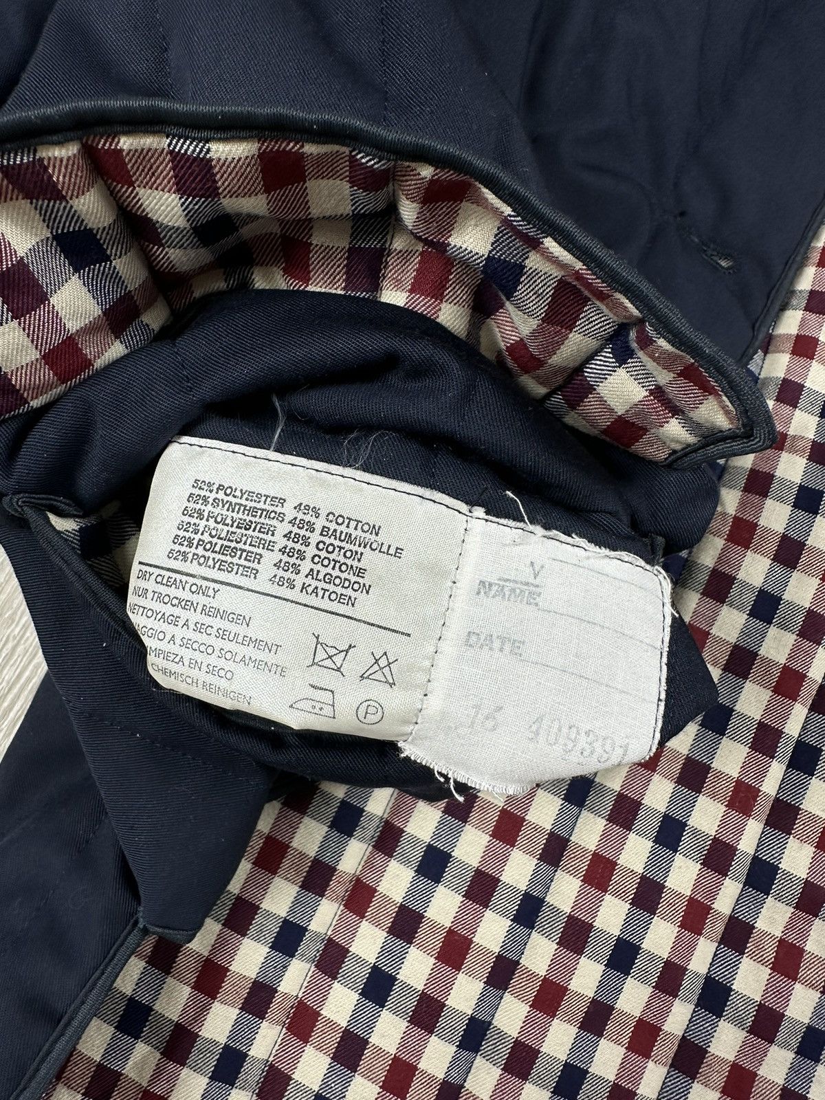 Aquascutum Aquascutum Vintage Blue Quilted 2 in 1 Jacket Vest Size XL / US 12-14 / IT 48-50 - 8 Thumbnail