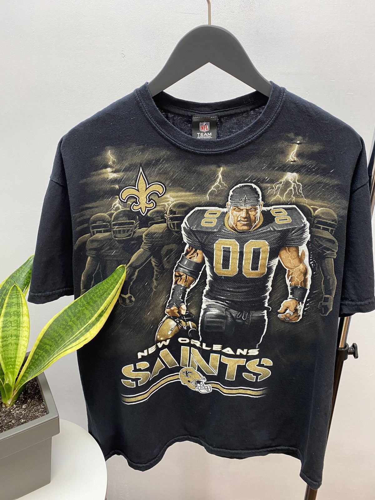 NFL × Vintage New Orleans Saints Football T Shirt NFL Size US XL / EU 56 / 4 - 5 Thumbnail