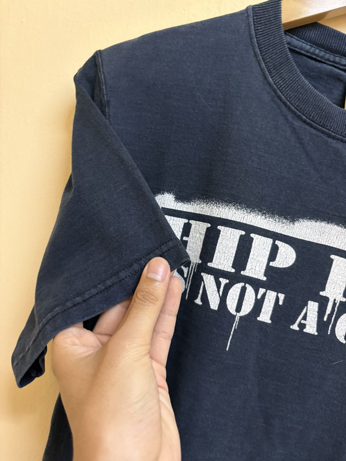 Rap Tees Vintage Hip Hop Is Not A Crime The Drop Base Band Rap Tee Size US S / EU 44-46 / 1 - 9 Thumbnail
