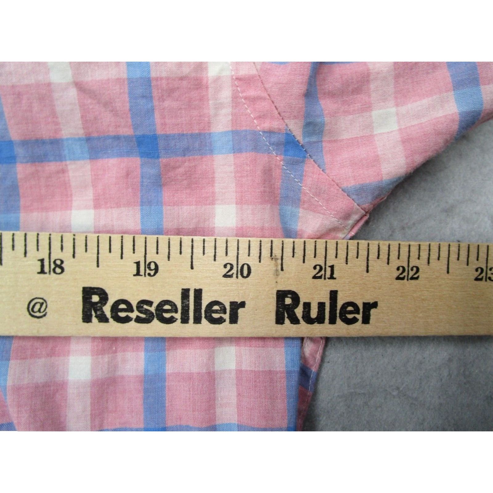 johnnie-O VINTAGE Johnnie O Shirt Mens Medium Pink Check Button-Up Casual Beach Logo 2010s Size US M / EU 48-50 / 2 - 7 Thumbnail