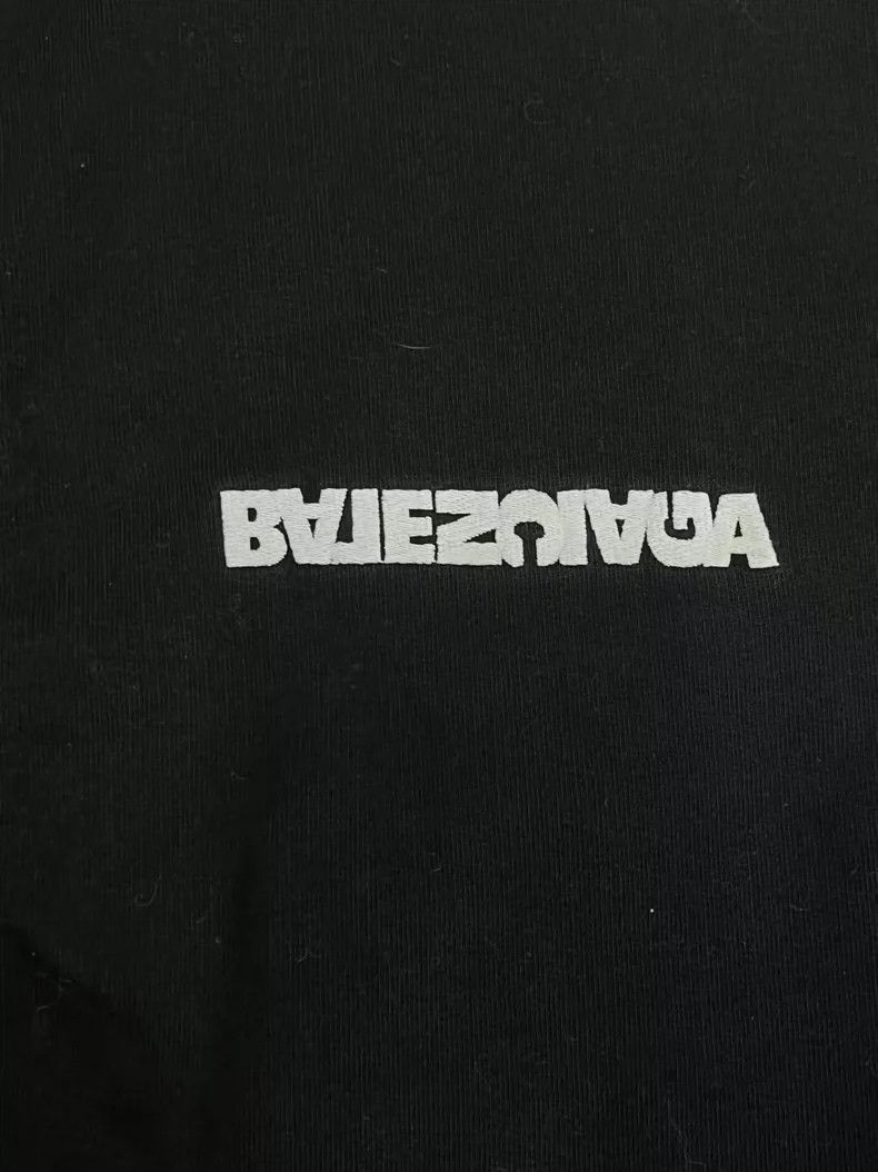 Balenciaga Balenciaga Logo printed zip-up hooded long sleeves Size L / US 10 / IT 46 - 3 Thumbnail