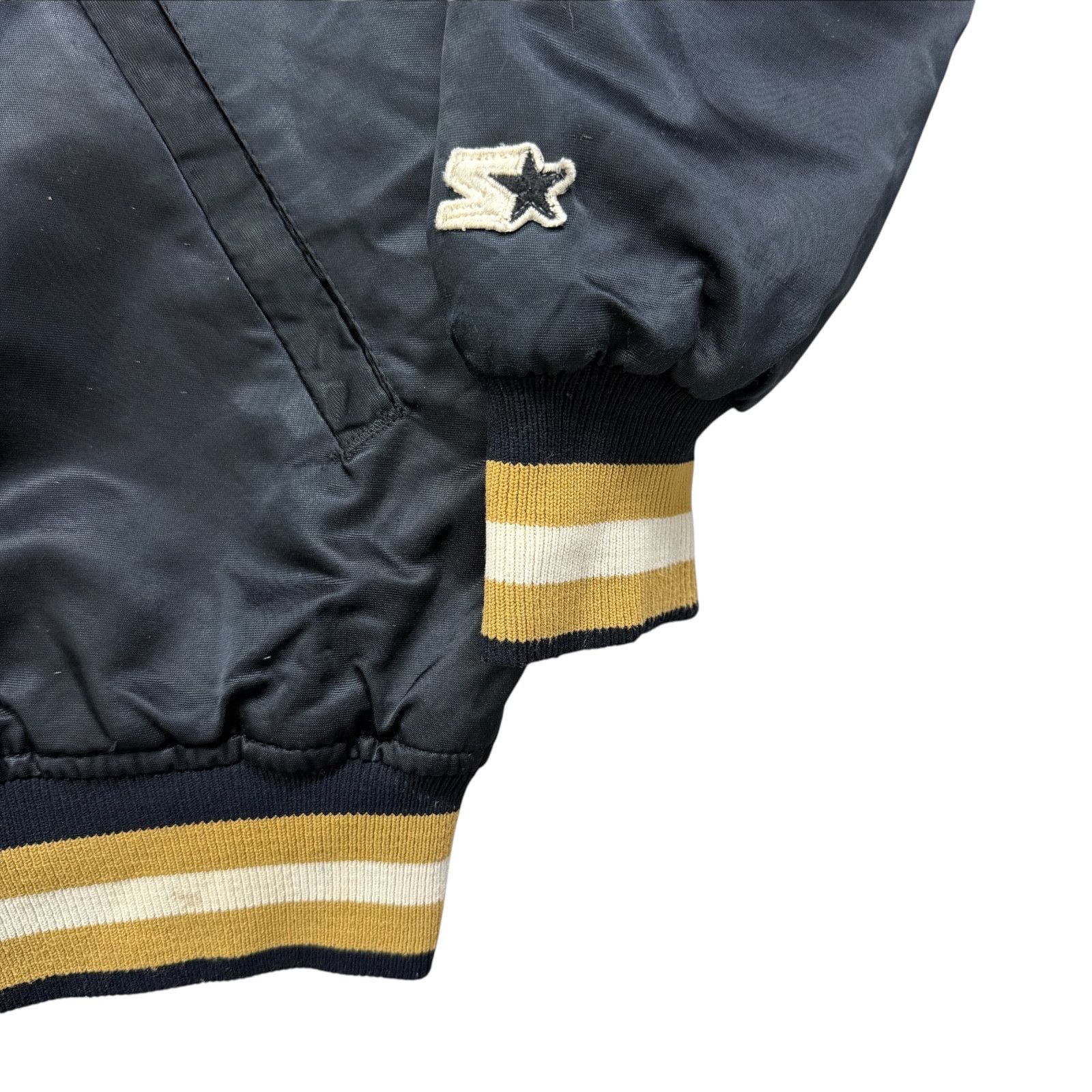 NFL VTG 90s NEW ORLEANS SAINTS SATIN JACKET BOMBER MADE IN USA Size US L / EU 52-54 / 3 - 4 Thumbnail