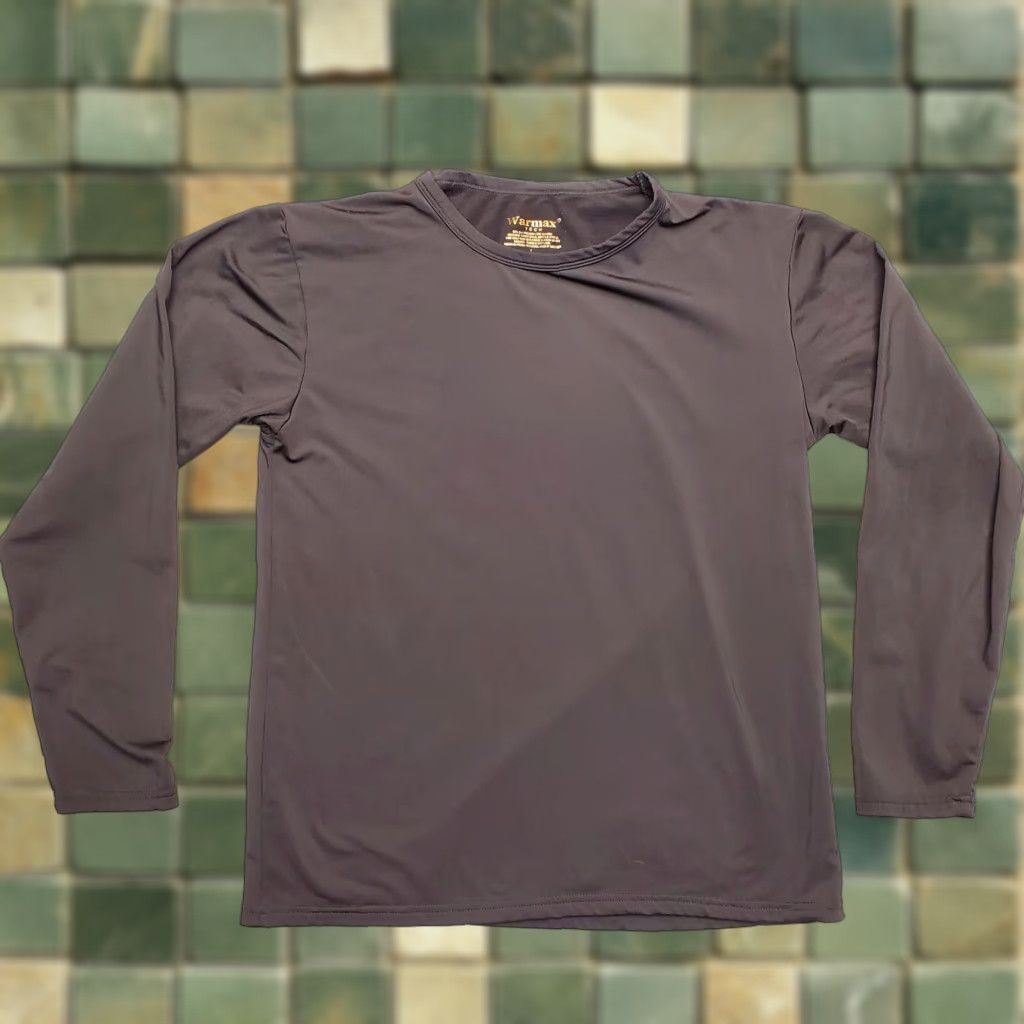 Vintage VINTAGE Warmax Shirt Men Large Black Polyester Performance Stretch Blend Long Sleeve TEE Size US L / EU 52-54 / 3 - 1 Thumbnail