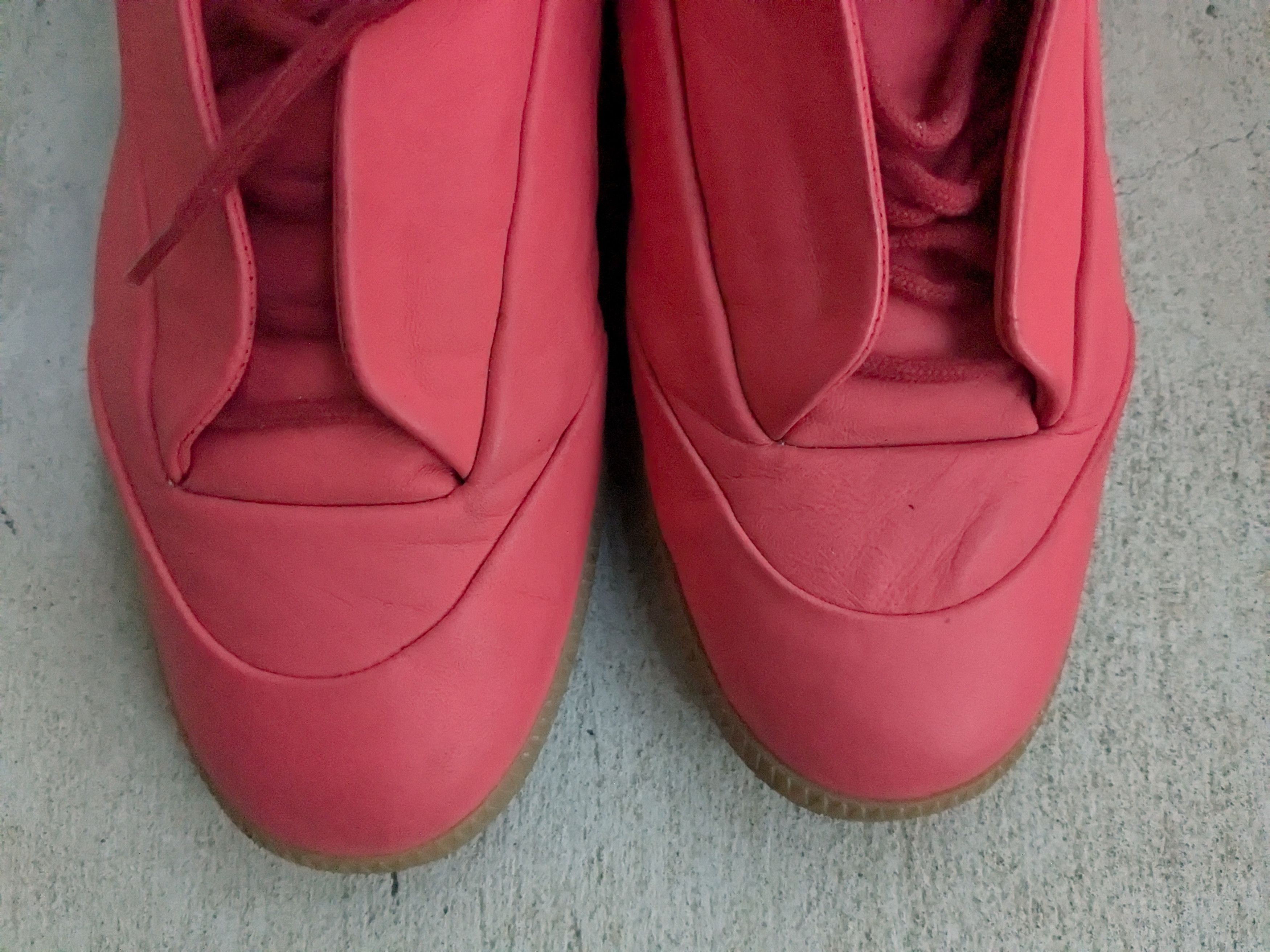 Maison Margiela Maison Margiela Future Pink 10 43 High Tops Leather Italy Size US 10 / EU 43 - 5 Thumbnail