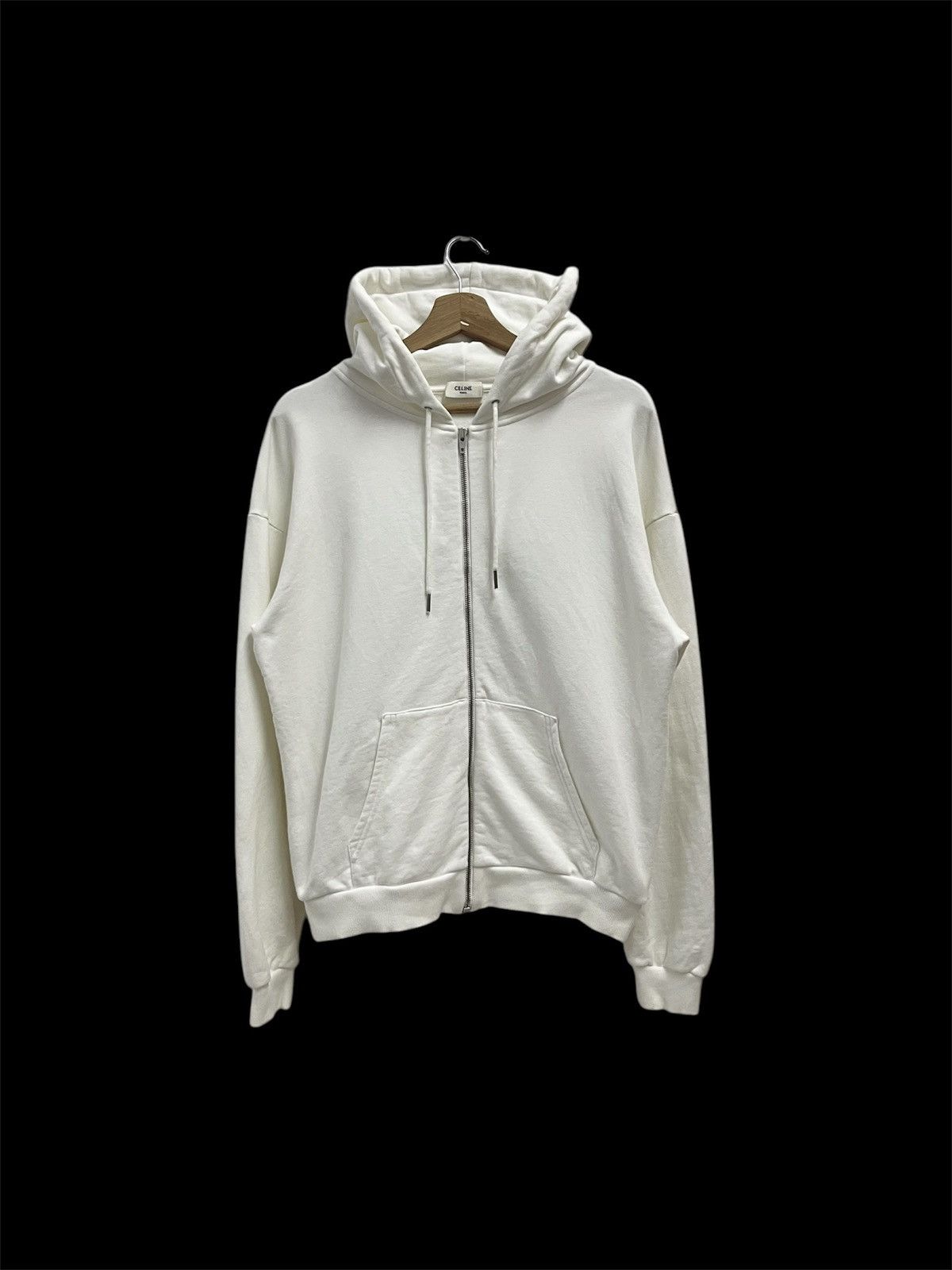 Celine Celine Zip Up Logo Hoodie Size US S / EU 44-46 / 1 - 4 Thumbnail
