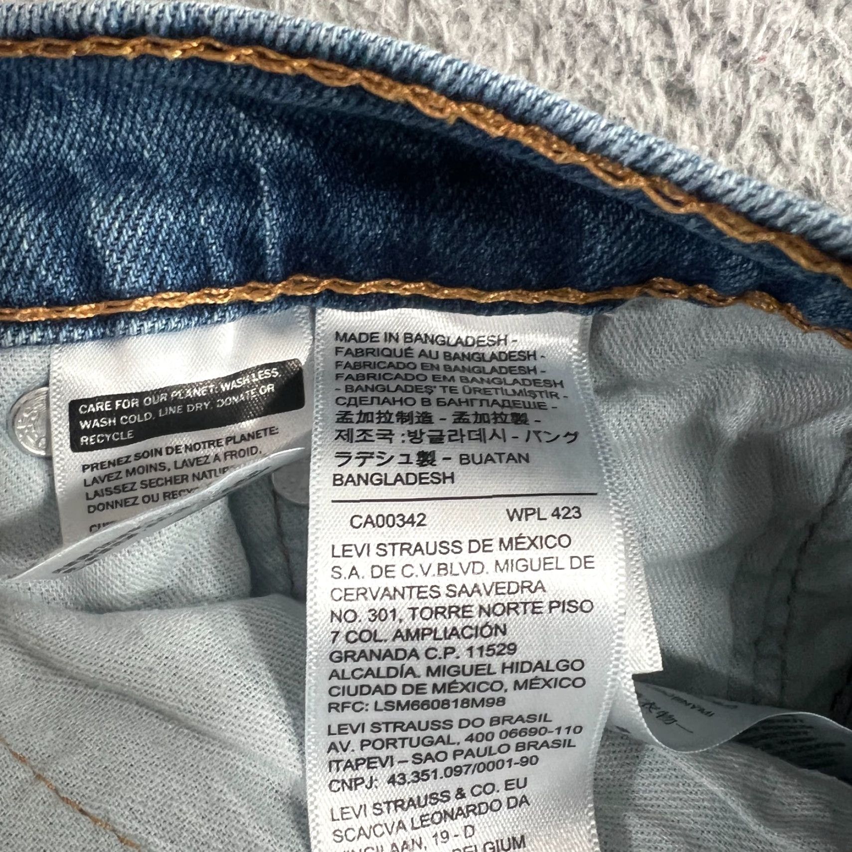 Levi's Levis 511 Jeans Mens 32x32 Slim Denim Straight Leg Blue Medium Wash Stretch Size US 32 / EU 48 - 6 Thumbnail