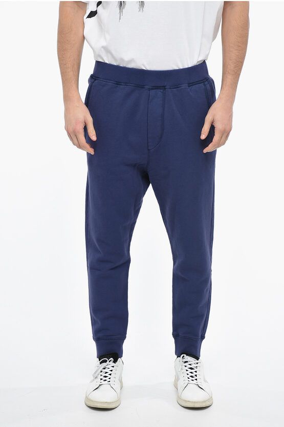 image of Dsquared2 Relax Dean Joggers With Logo Print in Violet, Men's (Size 32)