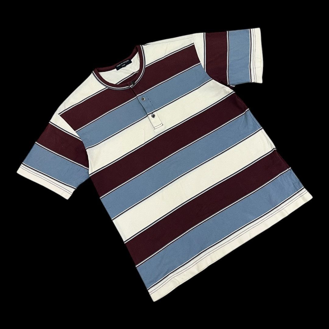 Comme des Garcons COMME DES GARCONS HOMME STRIPES JAPANESE BRAND SHIRT Size US S / EU 44-46 / 1 - 5 Thumbnail