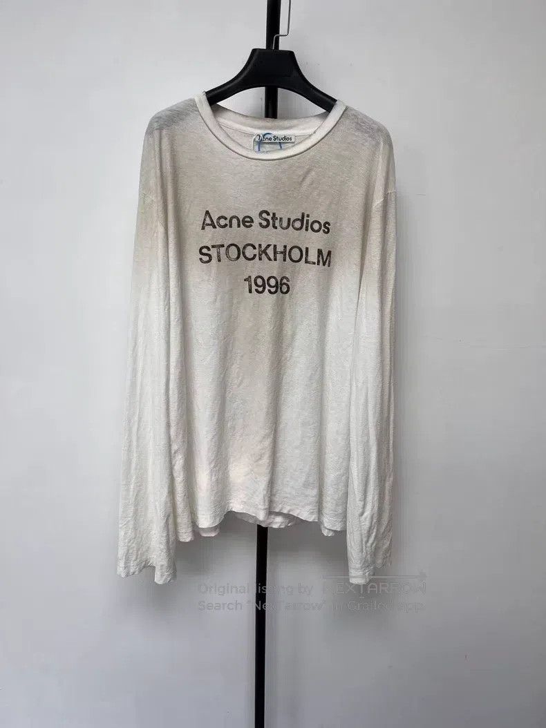 Acne Studios Acne Studios 1996 series number and letter logo print roun Size US L / EU 52-54 / 3 - 1 Thumbnail