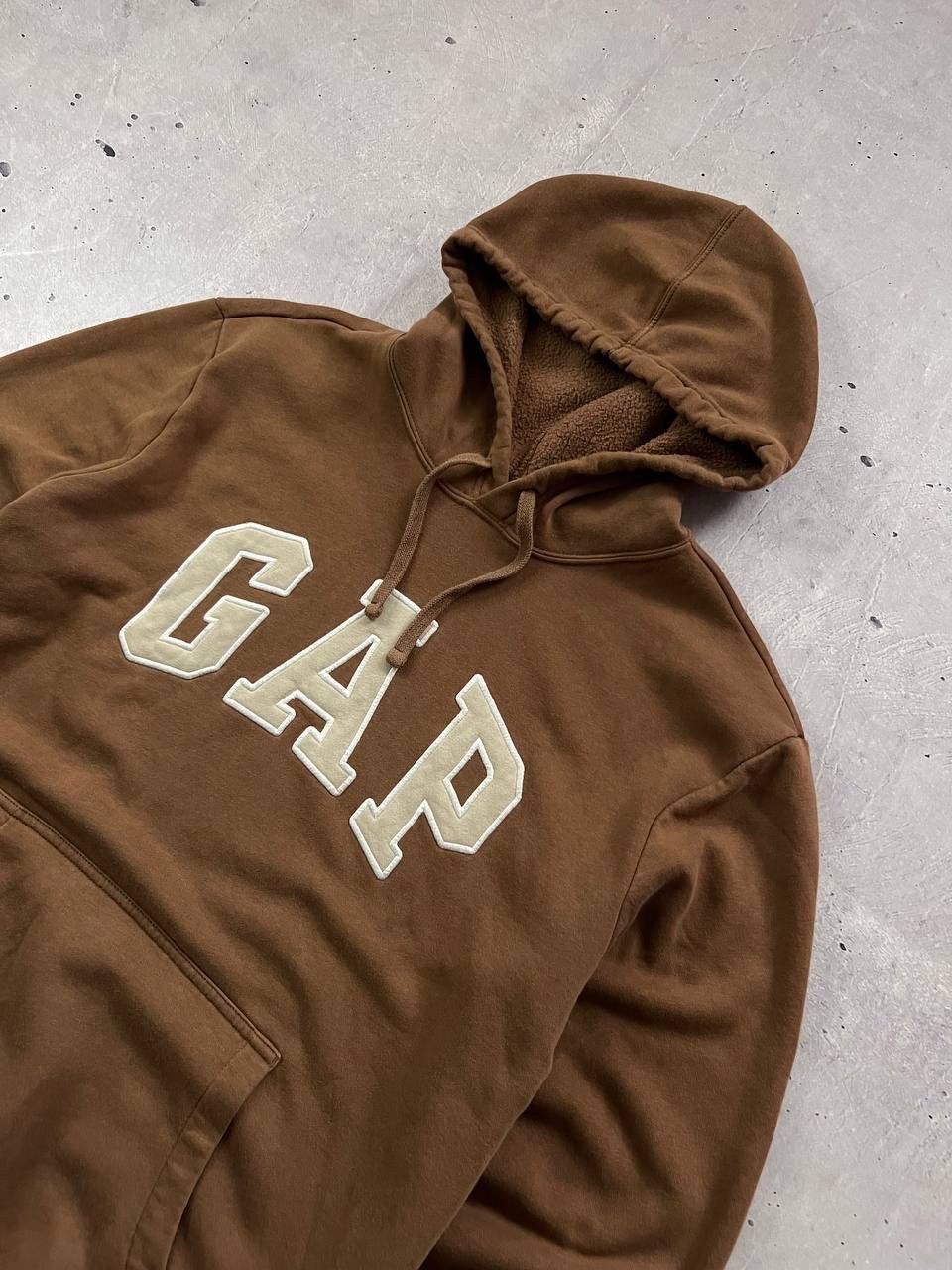 Gap × Vintage Gap Brown Men’s Hoodie Y2K SK8 Rare Size US XL / EU 56 / 4 - 2 Thumbnail
