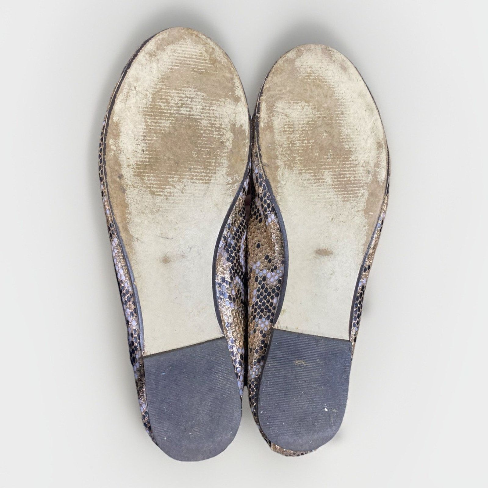 Tory Burch Tory Burch 7.5 Reva Ballet Flat Ballerina Leather Snakeskin Size US 7.5 / IT 37.5 - 7 Thumbnail