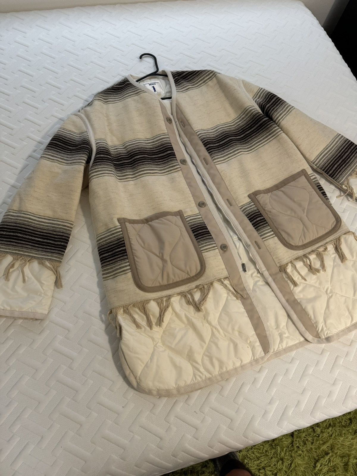 Junya Watanabe Junya Watanabe Man Coat Ivory Size US XL / EU 56 / 4 - 7 Thumbnail