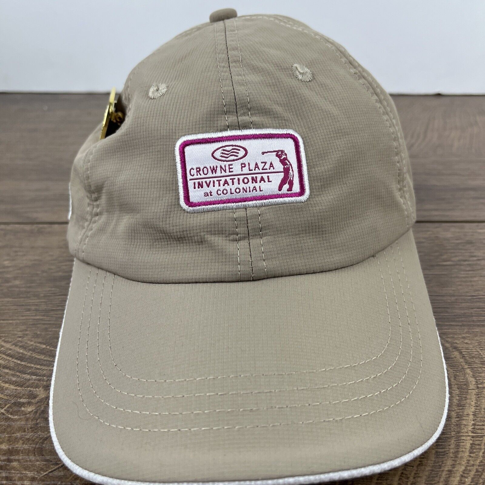 Other Crowne Plaza Invitational Colonial Hat Tan Brown Hat Adjusta Size ONE SIZE - 5 Thumbnail