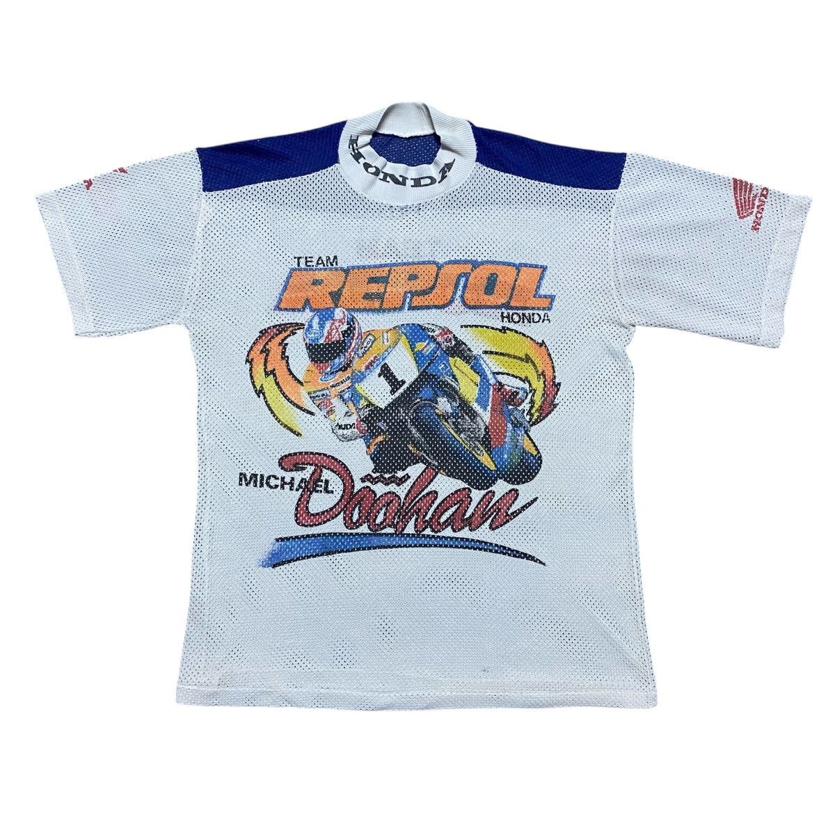 Honda Rare‼️🔥Vintage 90' Honda NSR Mick Doohan MotoGP Racing Shirt Size US S / EU 44-46 / 1 - 1 Thumbnail