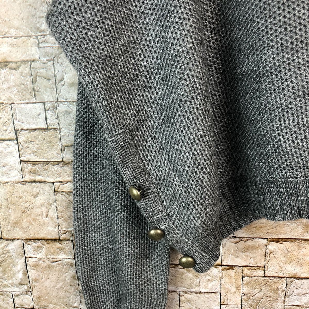 Homespun Knitwear × Japanese Brand Civilse Grey streetwear Knitwear #A1203 Size S / US 4 / IT 40 - 9 Thumbnail