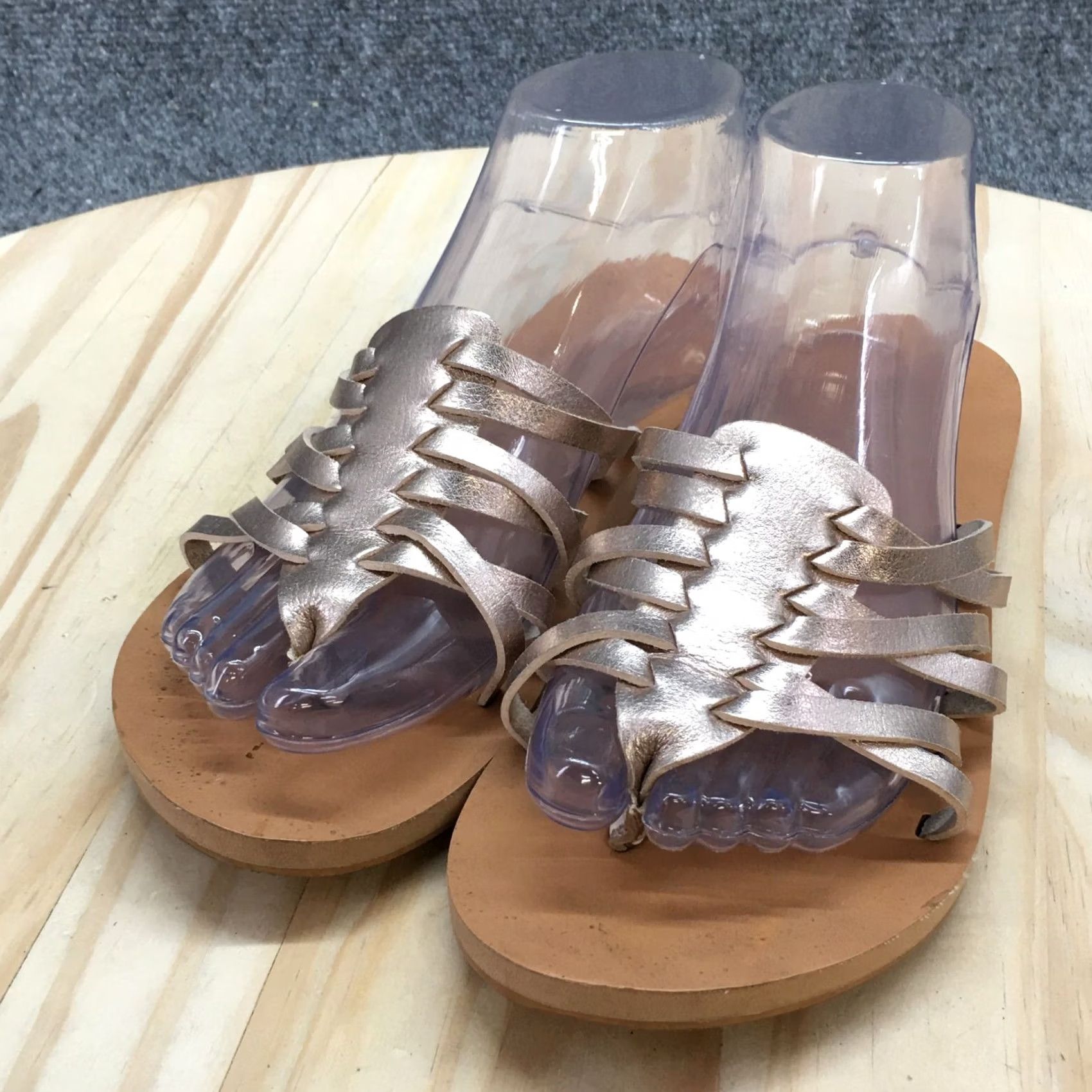 American Eagle Outfitters American Eagle Outfitters Sandals Womens 7 Slide Pink Slip On Flats Comfort Size US 7 / IT 37 - 3 Thumbnail