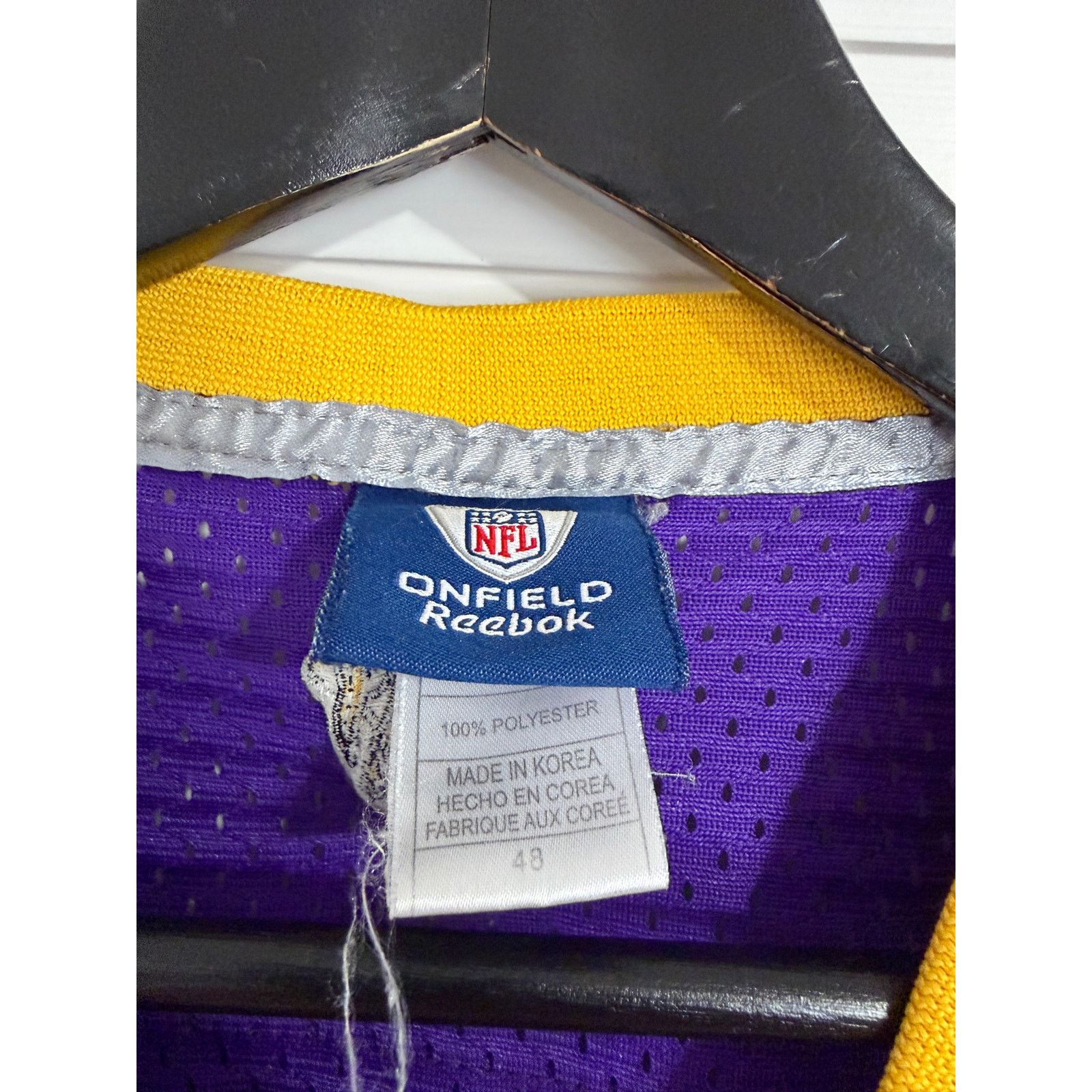 Reebok Percy Harvin Minnesota Vikings Sewn Jersey Size 48 (Large) Size US L / EU 52-54 / 3 - 4 Thumbnail