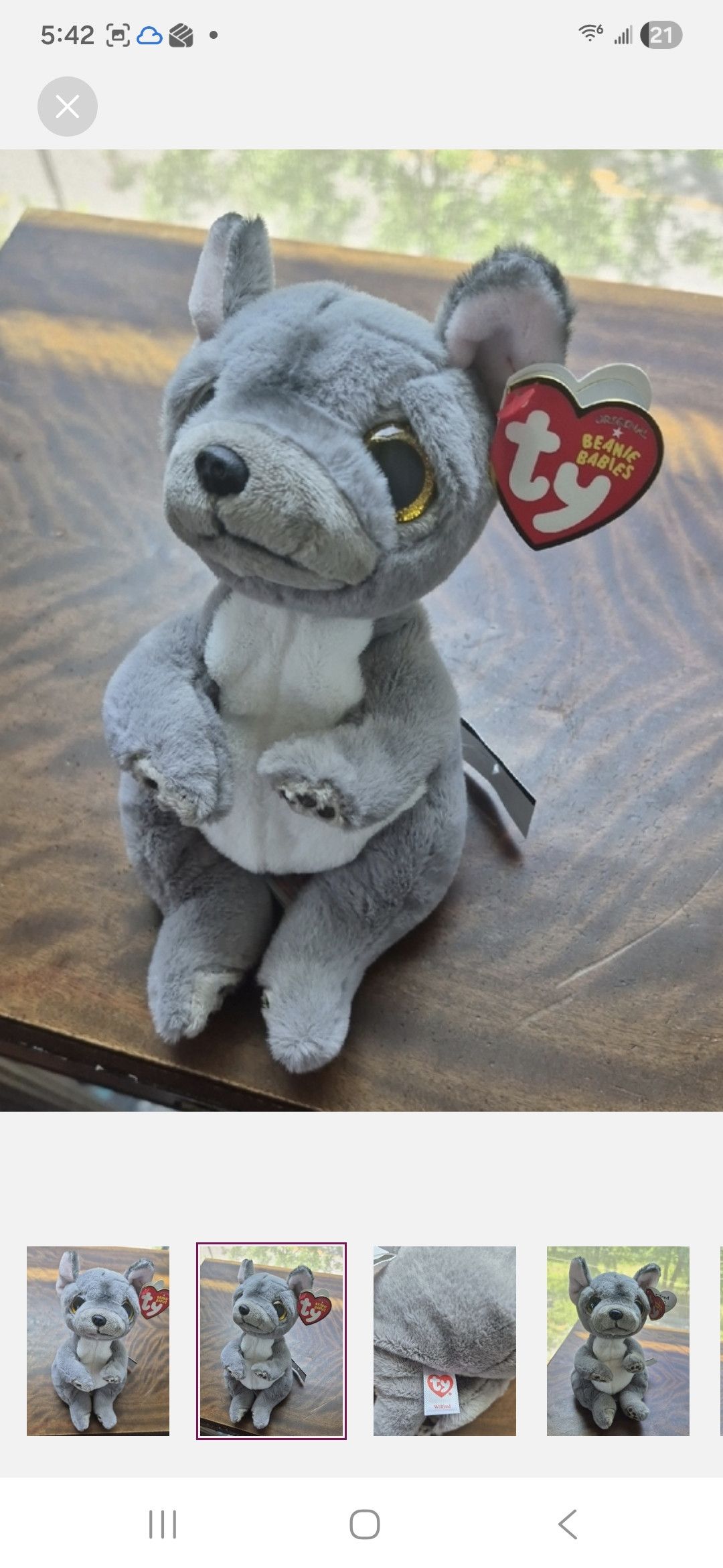 Other TY Beanie Babies Wilfred Baby Puppy Size ONE SIZE - 1 Thumbnail
