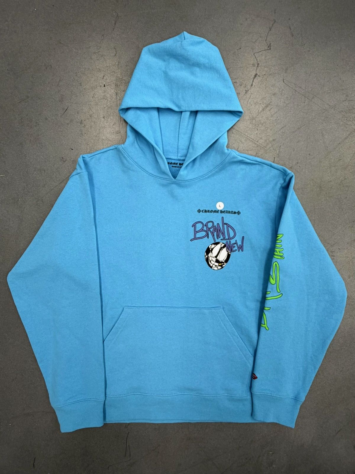 Chrome Hearts Chrome Hearts Matty Boy Brain Hoodie Blue Size US L / EU 52-54 / 3 - 1 Thumbnail