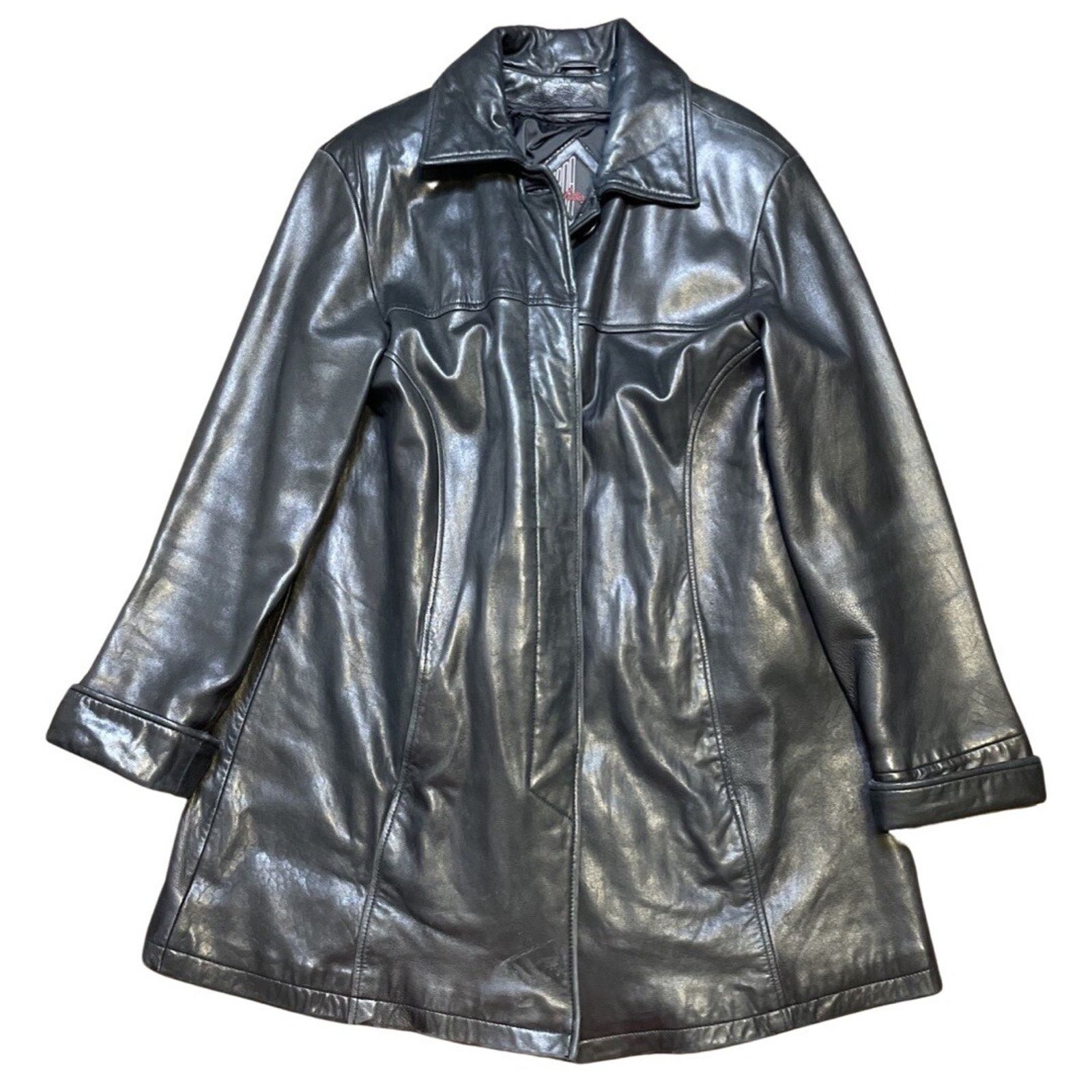 Other Tibor Mens Black Leather Removeable Thermolite Lining Jacket Size US M / EU 48-50 / 2 - 1 Thumbnail
