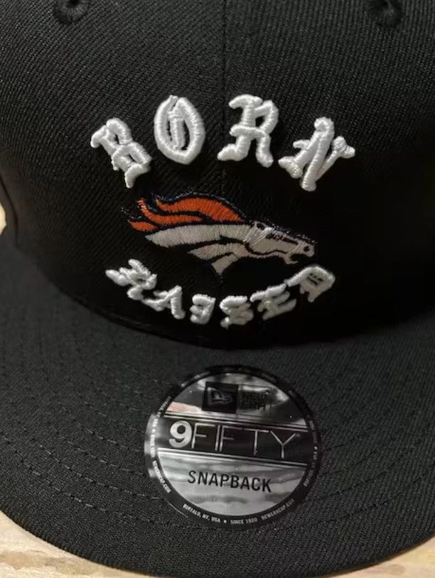 Born X Raised × NFL NEW ERA NFL + BRONCOS SNAPBACK ROCKER HAT: BLACK Size ONE SIZE - 2 Thumbnail