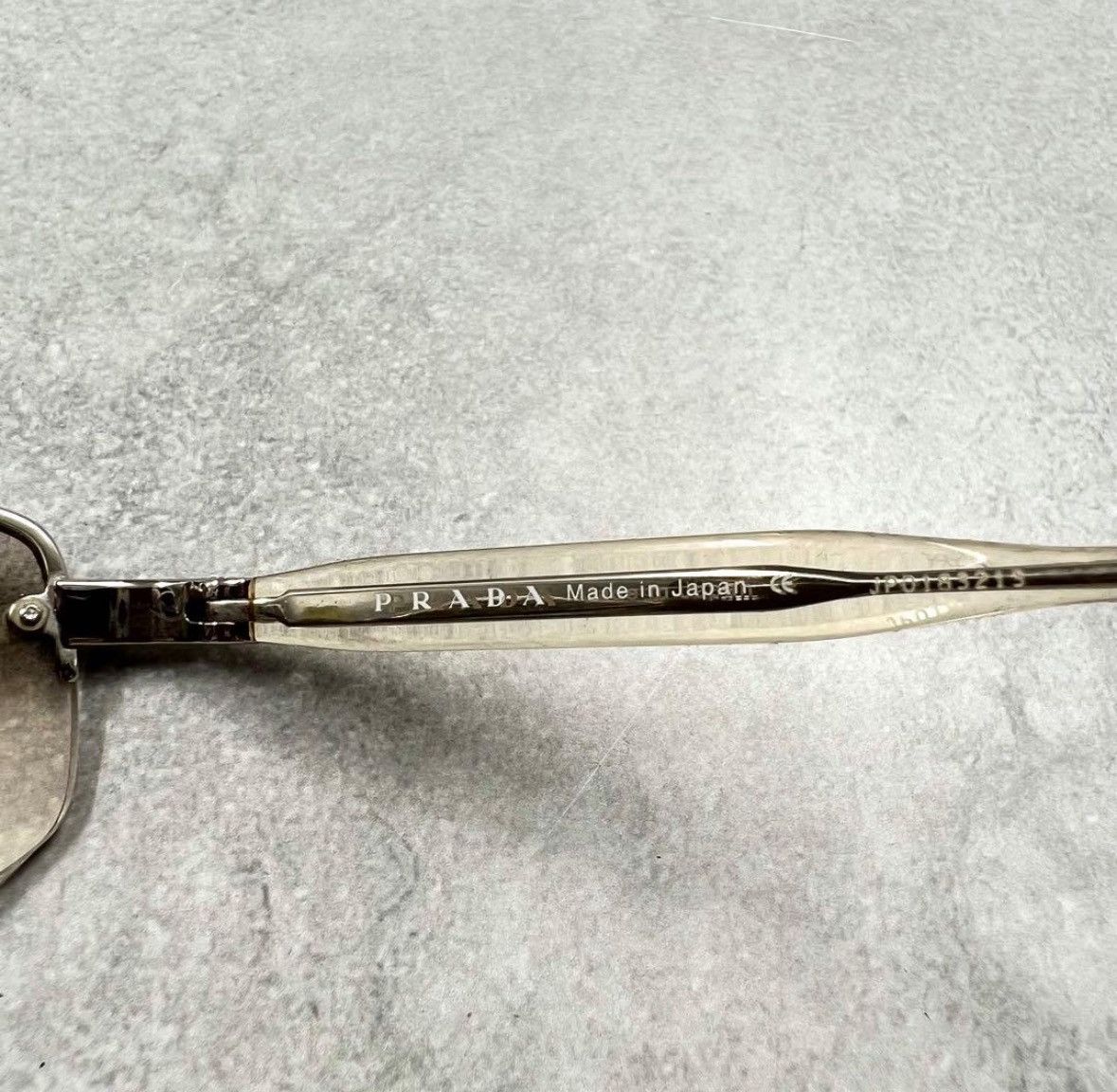 Prada 00s PRADA Sunglasses Half rim Sport Metal Frame Shield Wrap Size ONE SIZE - 7 Thumbnail