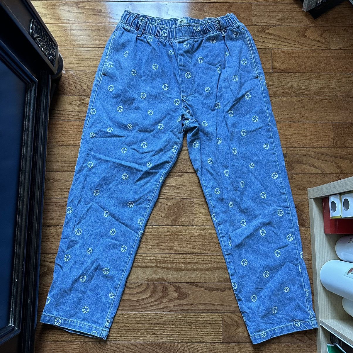 Vintage Bdg-embroidered Smiley Face Jeans 