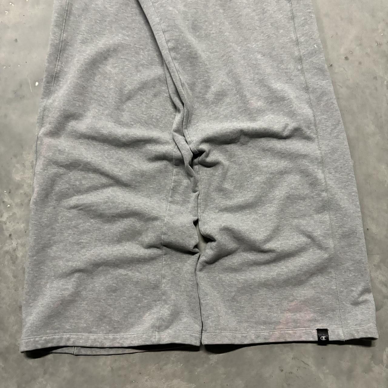 Japanese Brand × Vintage Crazy Vintage Y2K/2000s Baggy Light Grey Skater Essential Sweatpants! Size US 34 / EU 50 - 5 Thumbnail