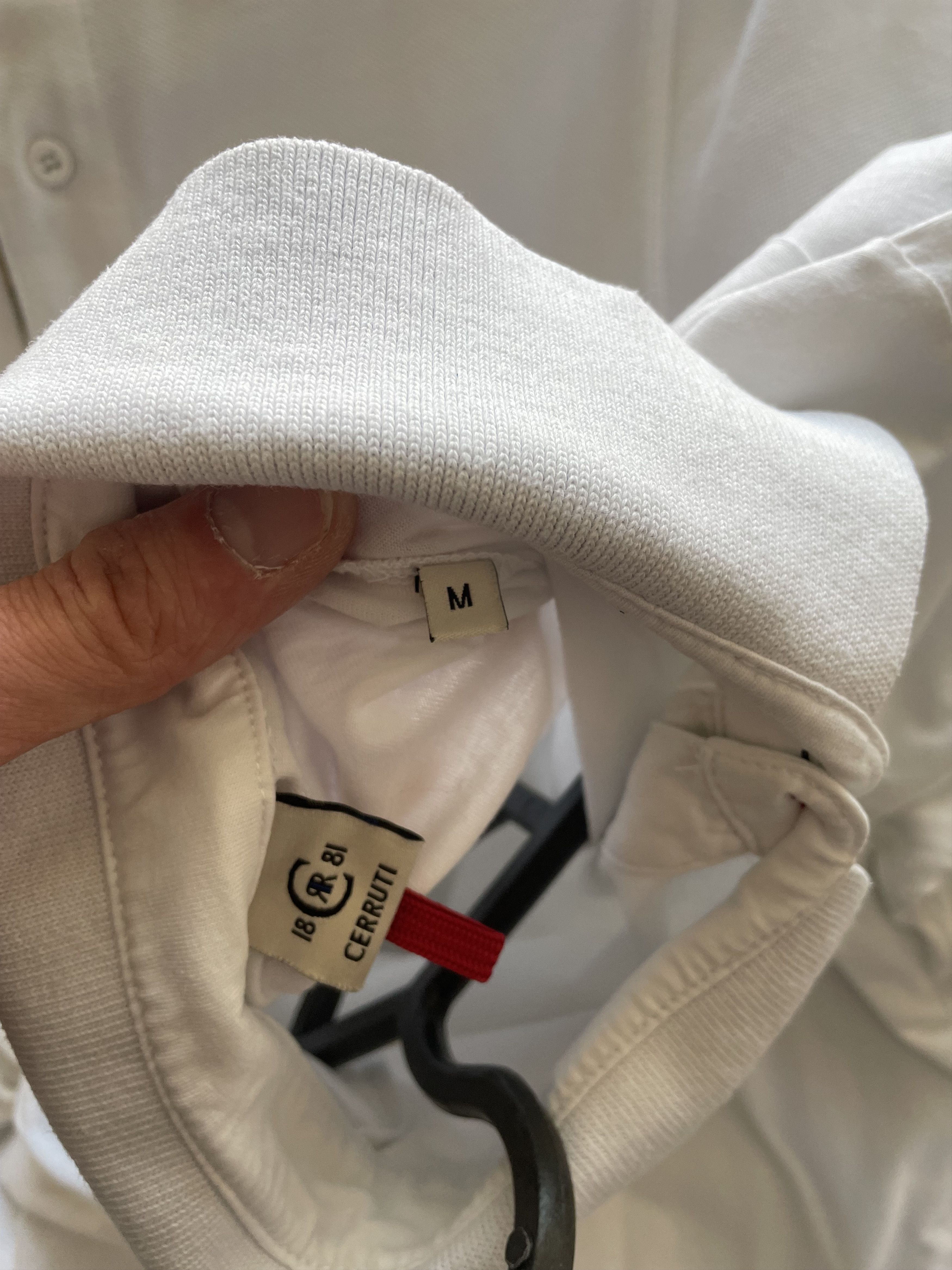 Cerruti 1881 Cerruti 1881 Slim Fit White Polo Shirt Men's Size US M / EU 48-50 / 2 - 10 Thumbnail