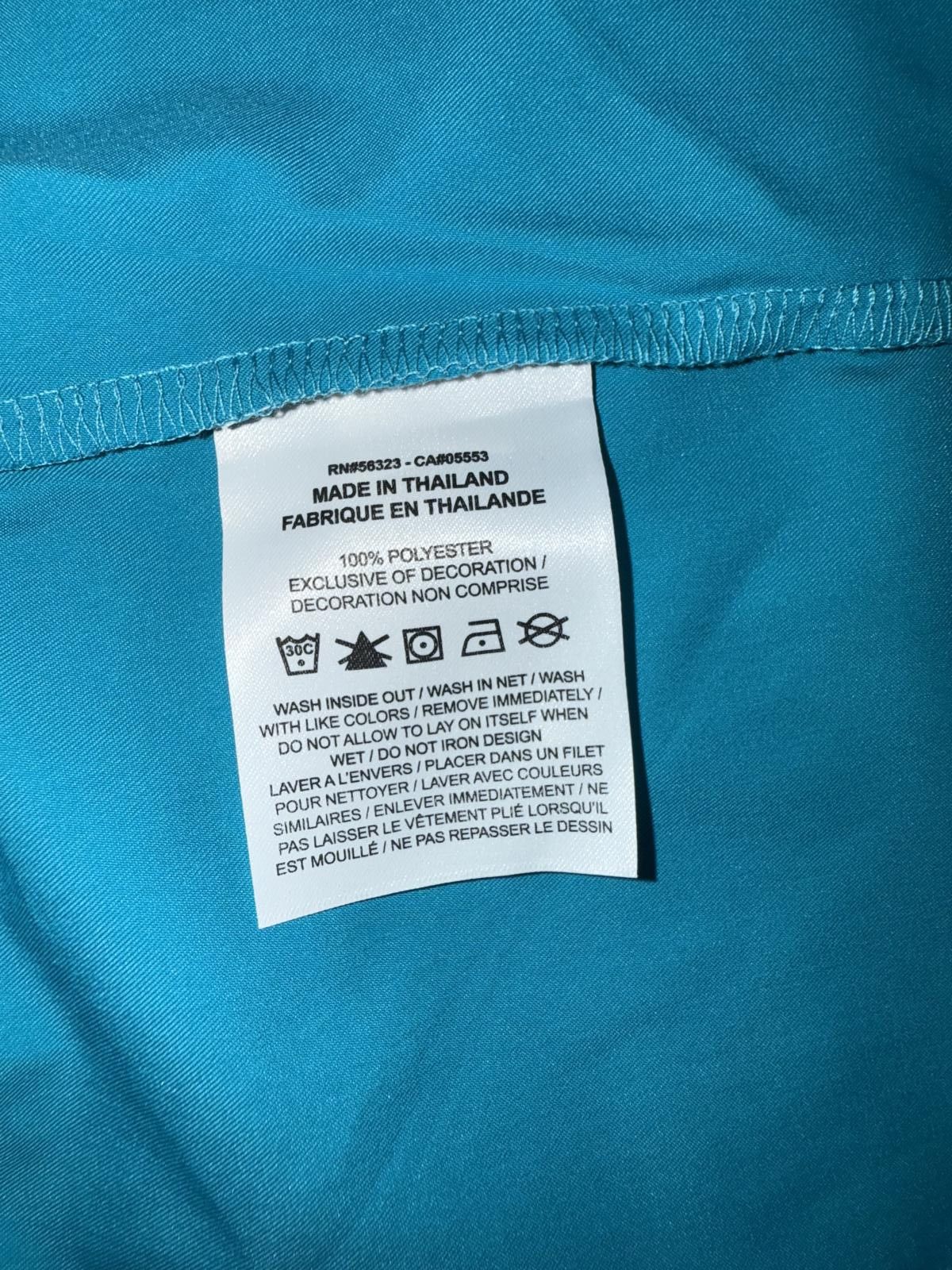 Nike Air Jordan Women's Woven Blue Aqua Shorts Size 32" / US 10 / IT 46 - 9 Thumbnail