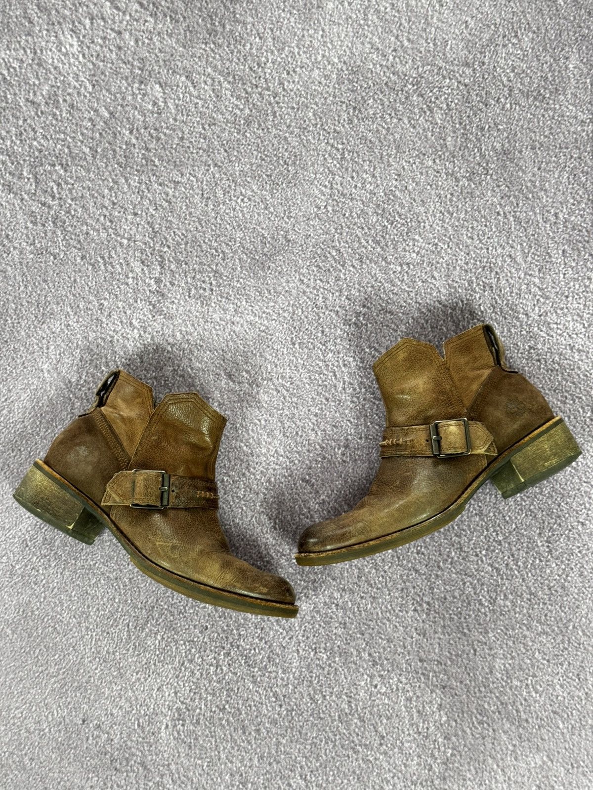 Timberland Vintage Timberland Avant Garde Leather Ankle Boots Size US 8.5 / IT 38.5 - 1 Thumbnail