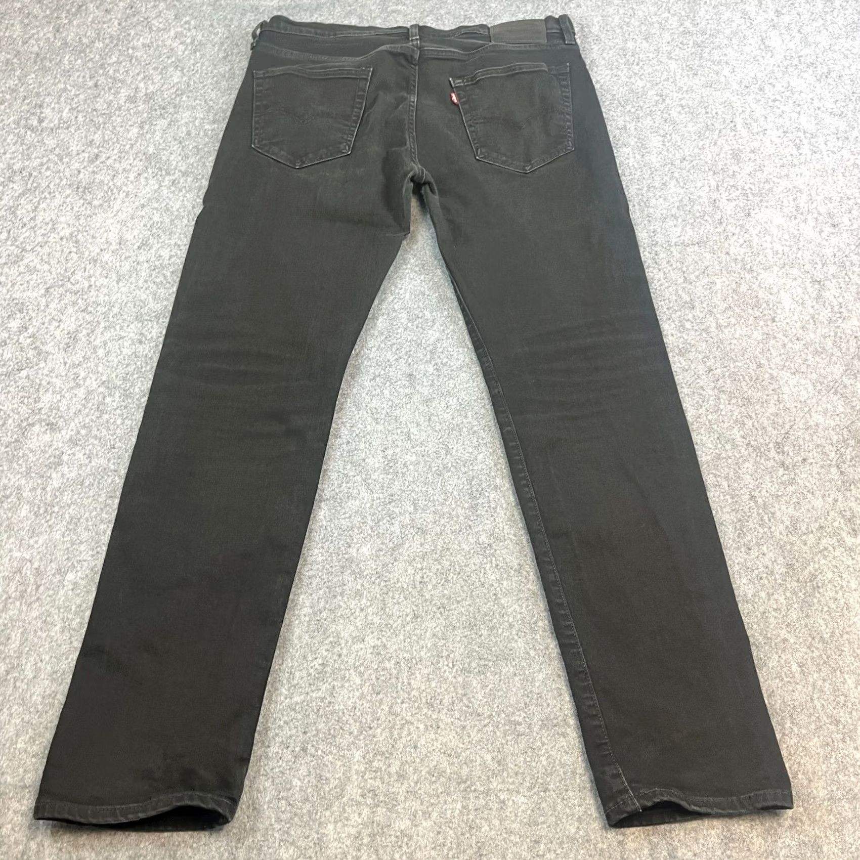 Levi's Levi's 502 Jeans Slim Tapered 36 Regular Dark Wash Black Stretch 5-Pocket Denim Mens Jeans Size US 36 / EU 52 - 2 Thumbnail