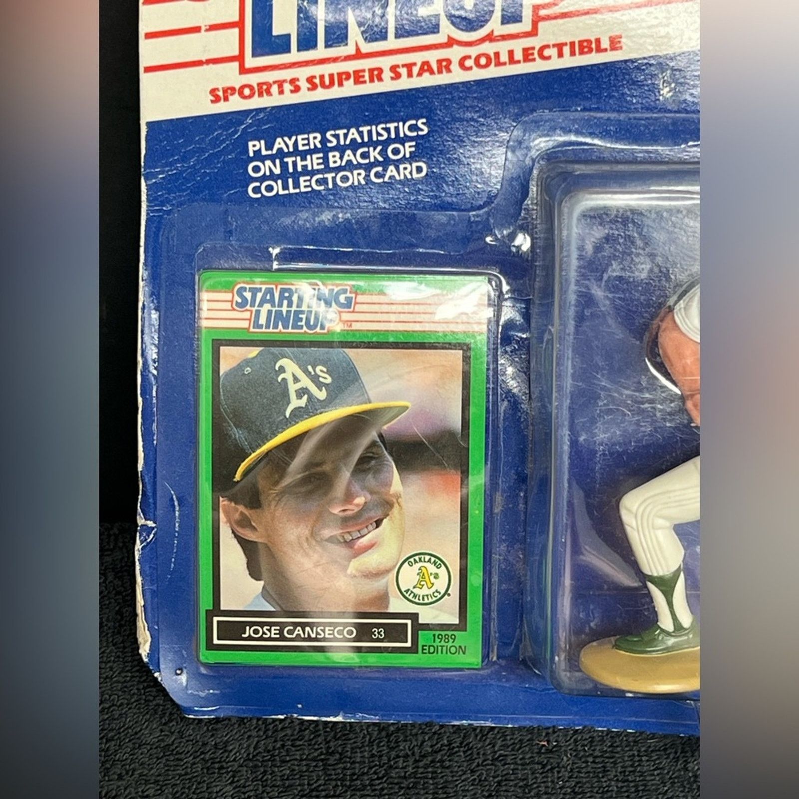 MLB 1989 Kenner Starting Lineup Jose Canseco Oakland Athletics Size ONE SIZE - 2 Thumbnail