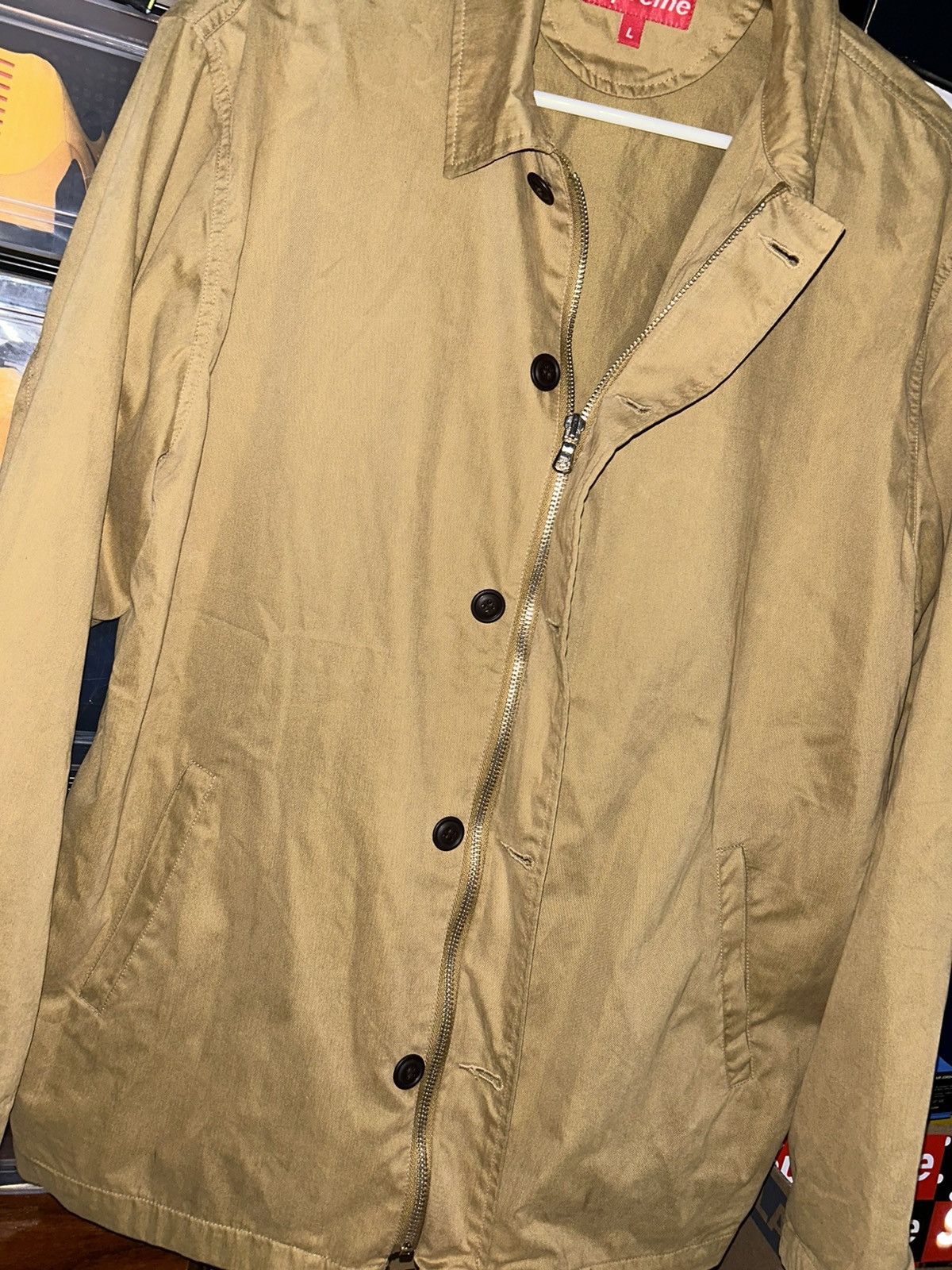 Supreme Supreme Button Zip Jacket size Large Size US L / EU 52-54 / 3 - 2 Thumbnail