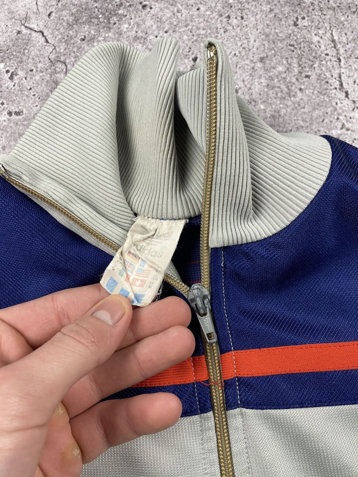 Adidas VINTAGE 1970s Adidas West Germany Y2K BAGGY Track Suit Size US L / EU 52-54 / 3 - 6 Thumbnail