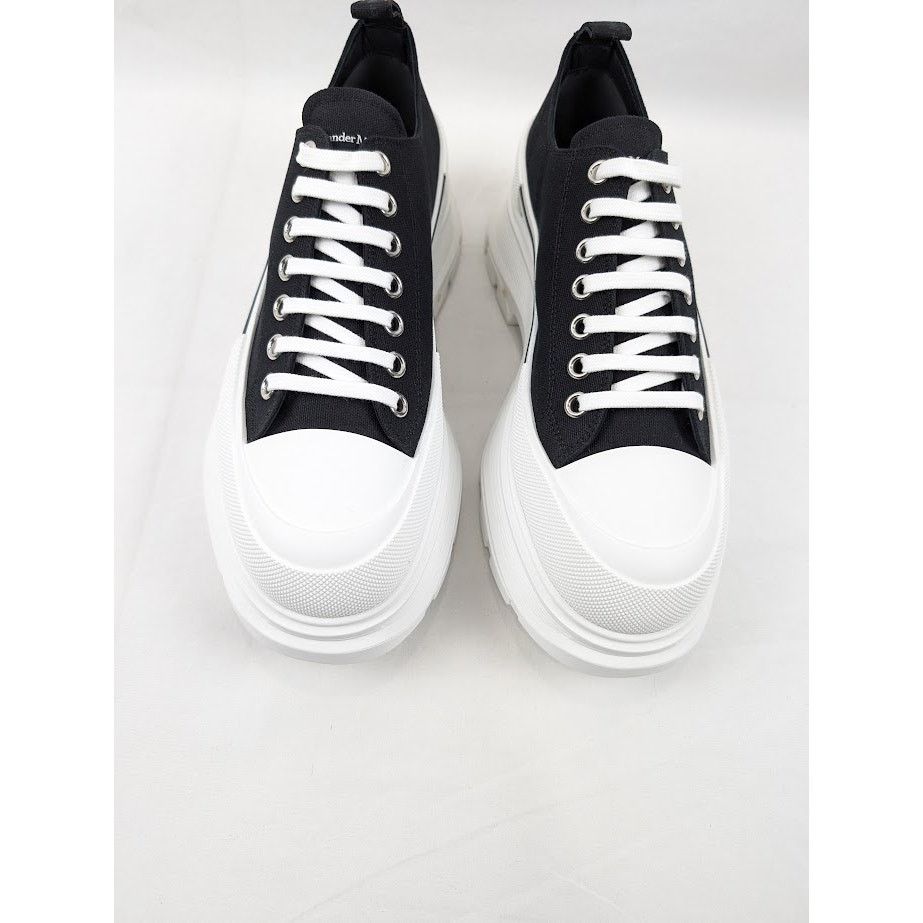 Alexander McQueen o1rshd1 Tread Slick Boots in Black/White Size US 12 / EU 45 - 16 Thumbnail