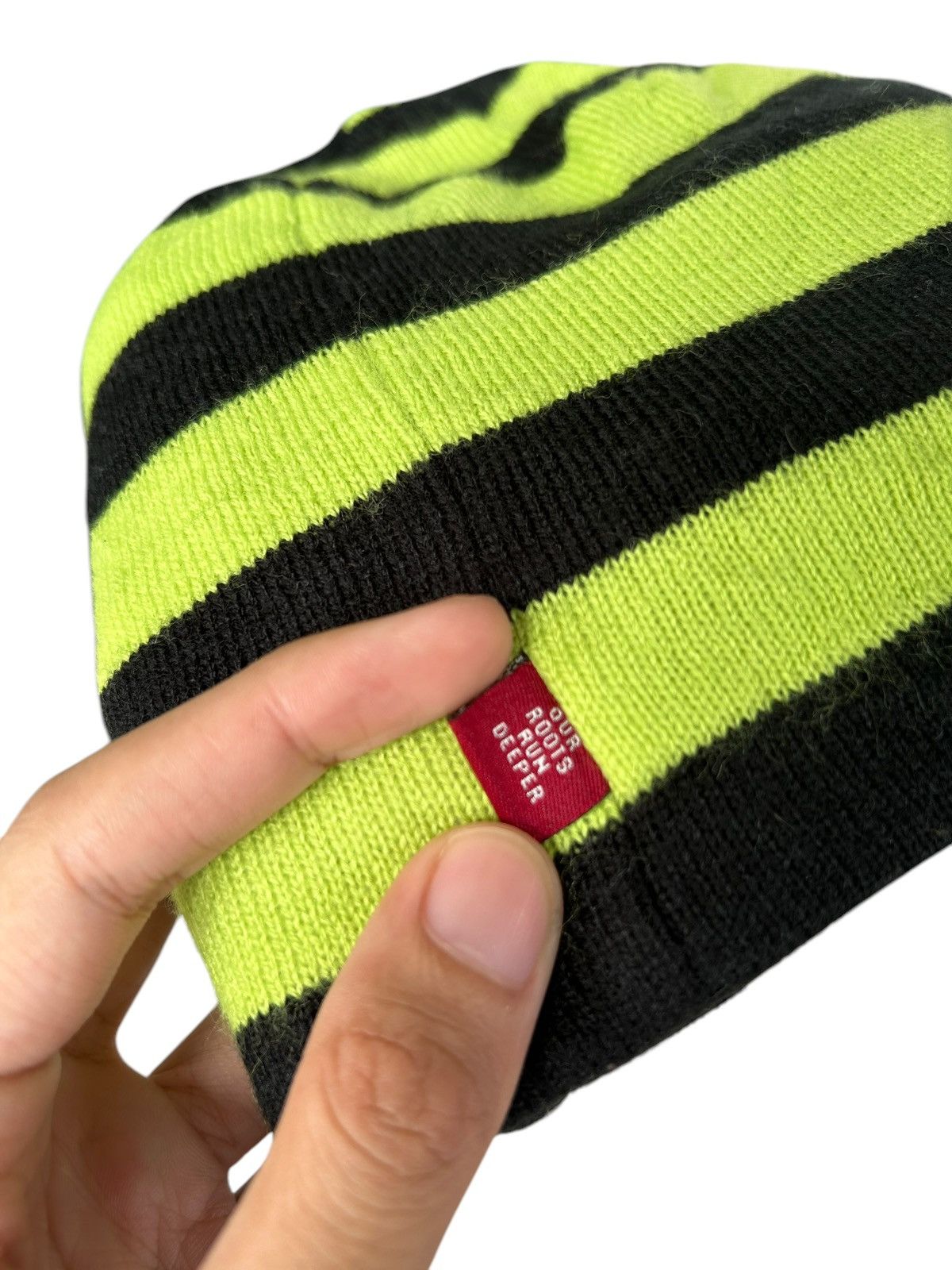 Japanese Brand × Quiksilver × Vintage Quiksilver Big Logo Stripe Beanie Hats Snowcap ☠️☠️ Size ONE SIZE - 6 Thumbnail