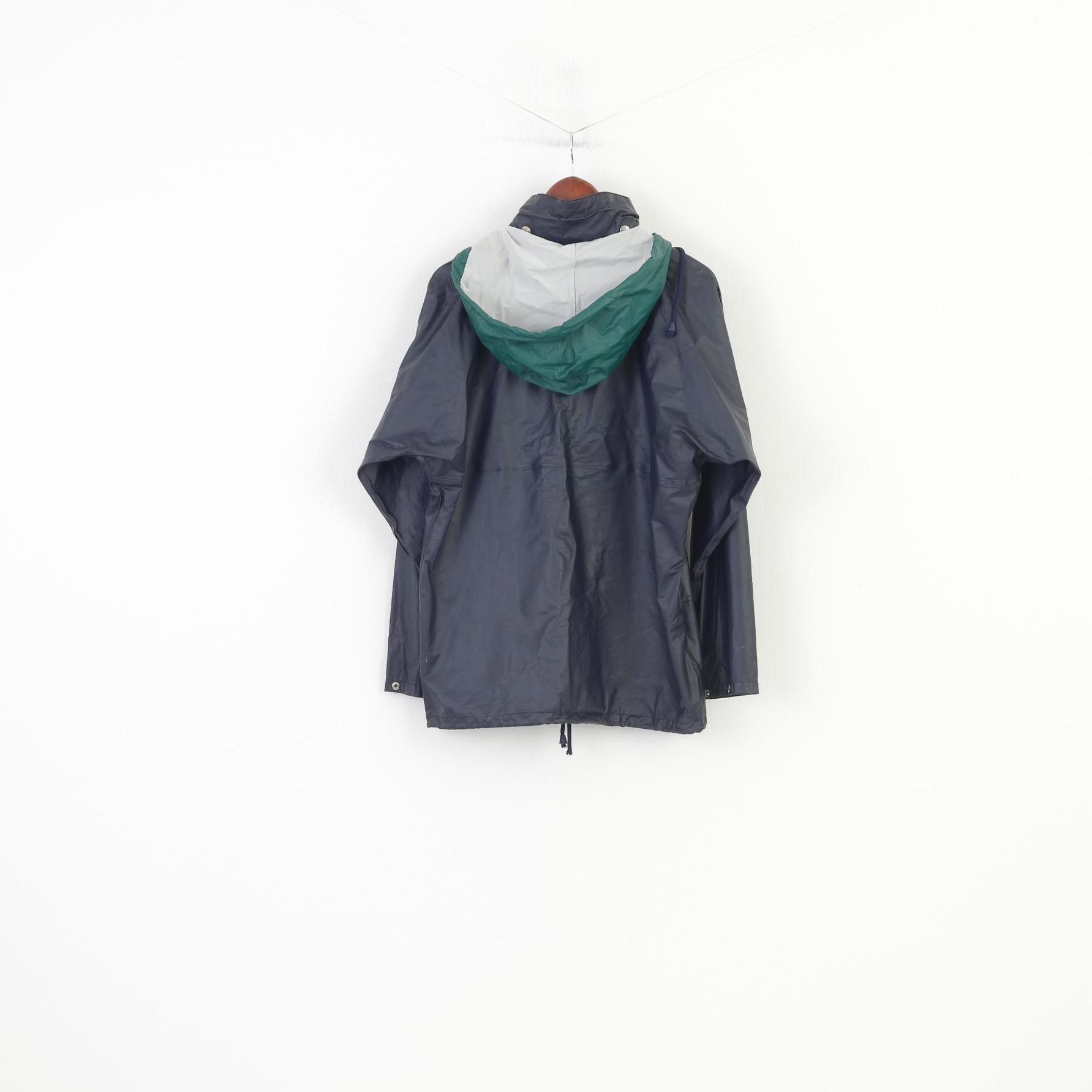 Helly Hansen × Vintage Helly Hansen Men S Jacket Navy Vintage Shiny 4010 Size US S / EU 44-46 / 1 - 9 Thumbnail