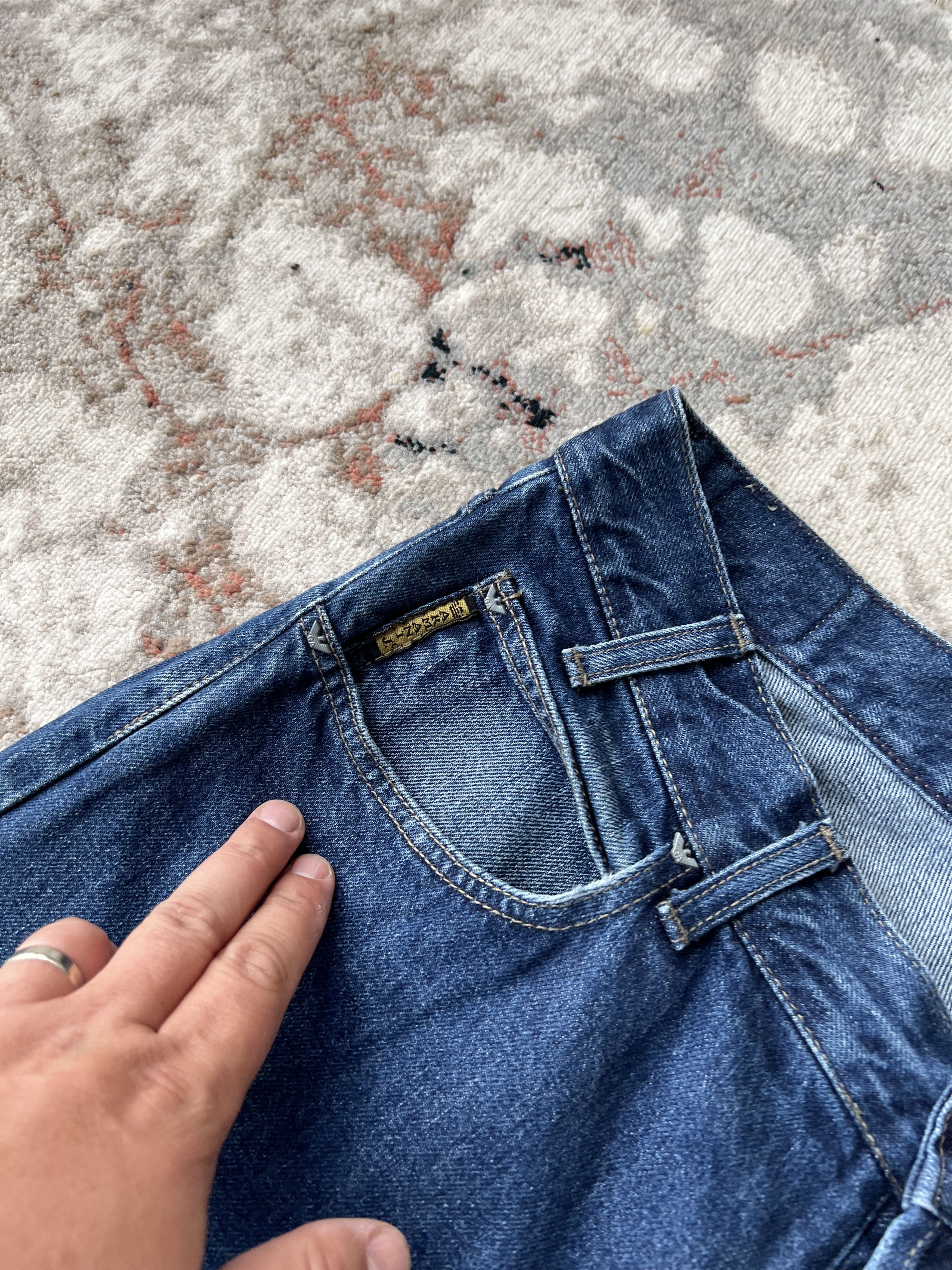 Giorgio Armani Armani Jeans Vintage Denim Metal Logo Size US 34 / EU 50 - 6 Thumbnail
