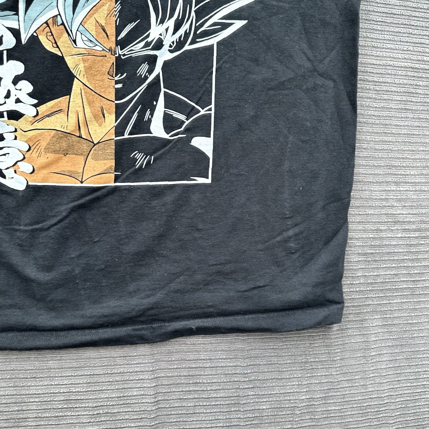 Vintage Dragon Ball Z Super Ultra Instinct T-Shirt Men L Black Cotton Graphic Print Size US L / EU 52-54 / 3 - 7 Thumbnail