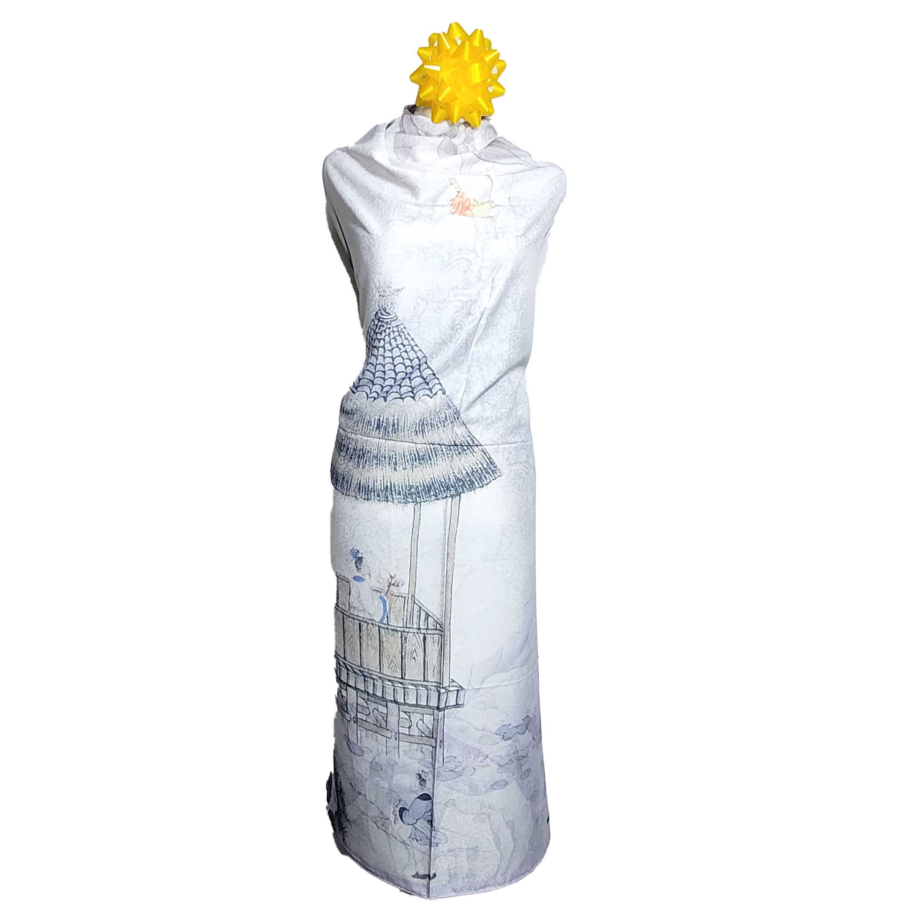 Other NWT Double Sided Silk Scarf 52"x52" Large Square Wrap 3234 Size ONE SIZE - 9 Thumbnail