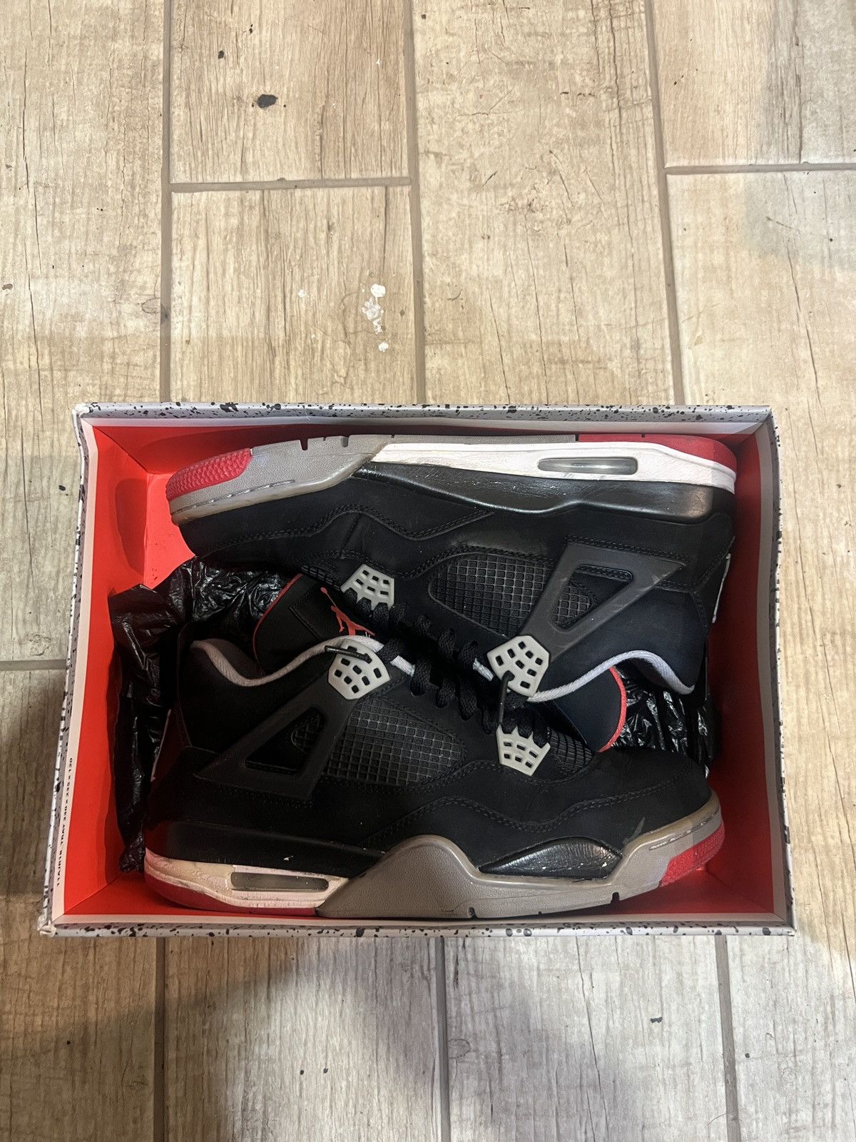 Jordan Brand OG Jordan Retro “Bred” 4s Size US 10 / EU 43 - 4 Thumbnail
