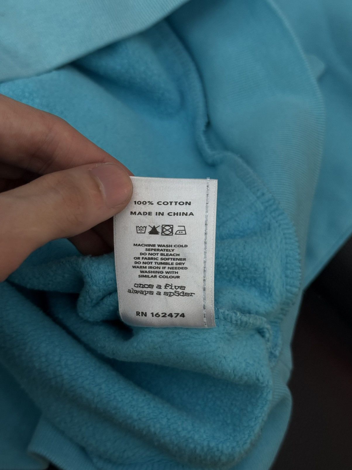 Sp5der Sp5der Hoodie Blue Yellow Size Medium Brand New Size US M / EU 48-50 / 2 - 8 Thumbnail