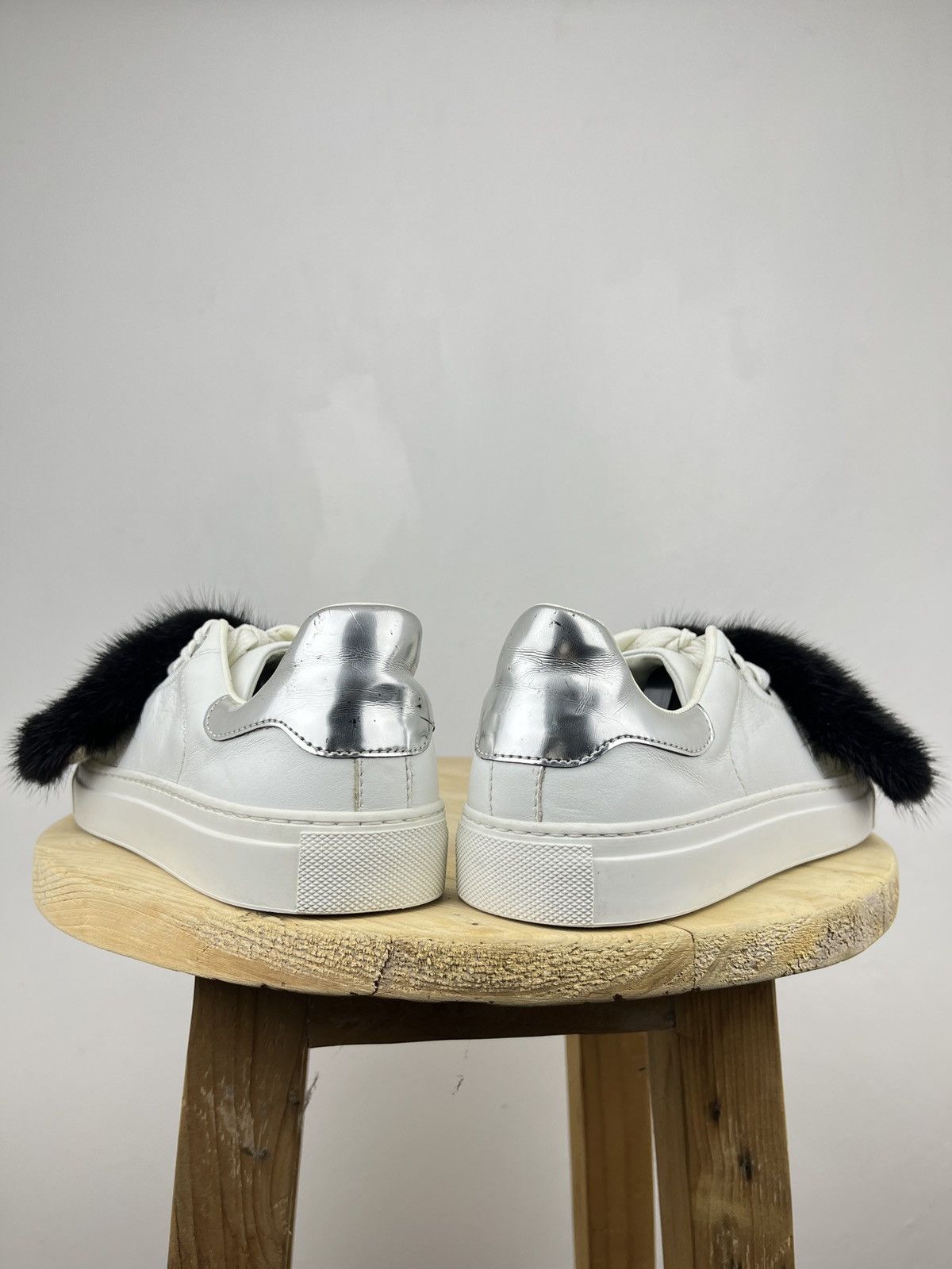 Moncler Leather Mink Furr Strap Size US 9 / IT 39 - 5 Thumbnail
