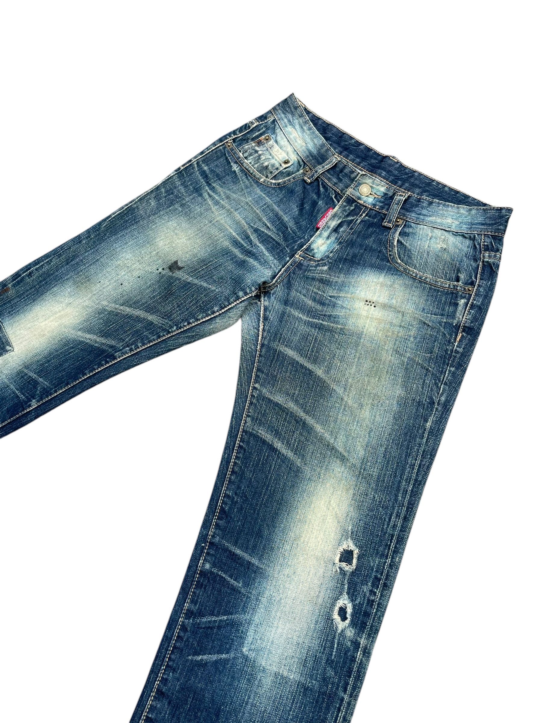 Designer Dsquared2 Custom Distresed Denim Size US 31 - 4 Thumbnail