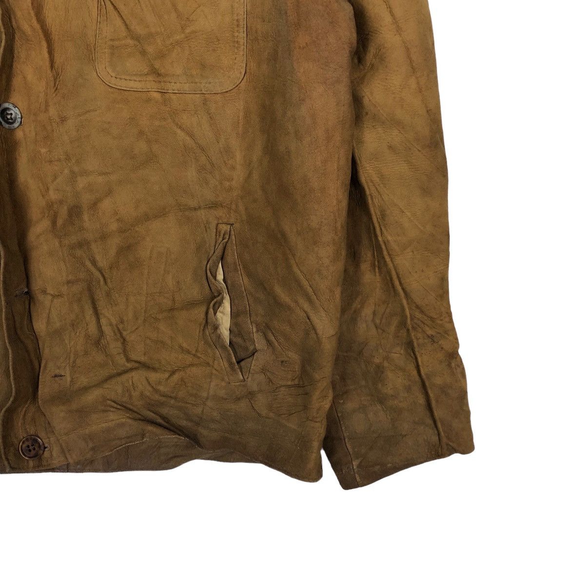 Japanese Brand 🔥90’s Vintage Genuine Leather Jacket Blystad Japan Size US M / EU 48-50 / 2 - 5 Thumbnail