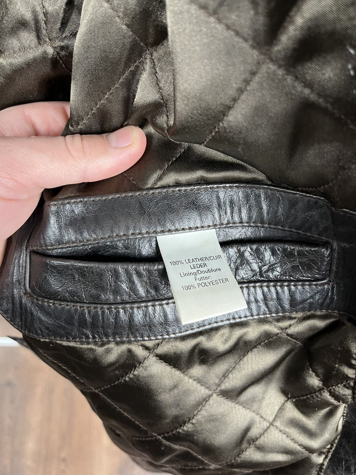 Leather Vintage Heavy Leather Jacket Brown Quilted Lining Biker M Size US M / EU 48-50 / 2 - 11 Thumbnail