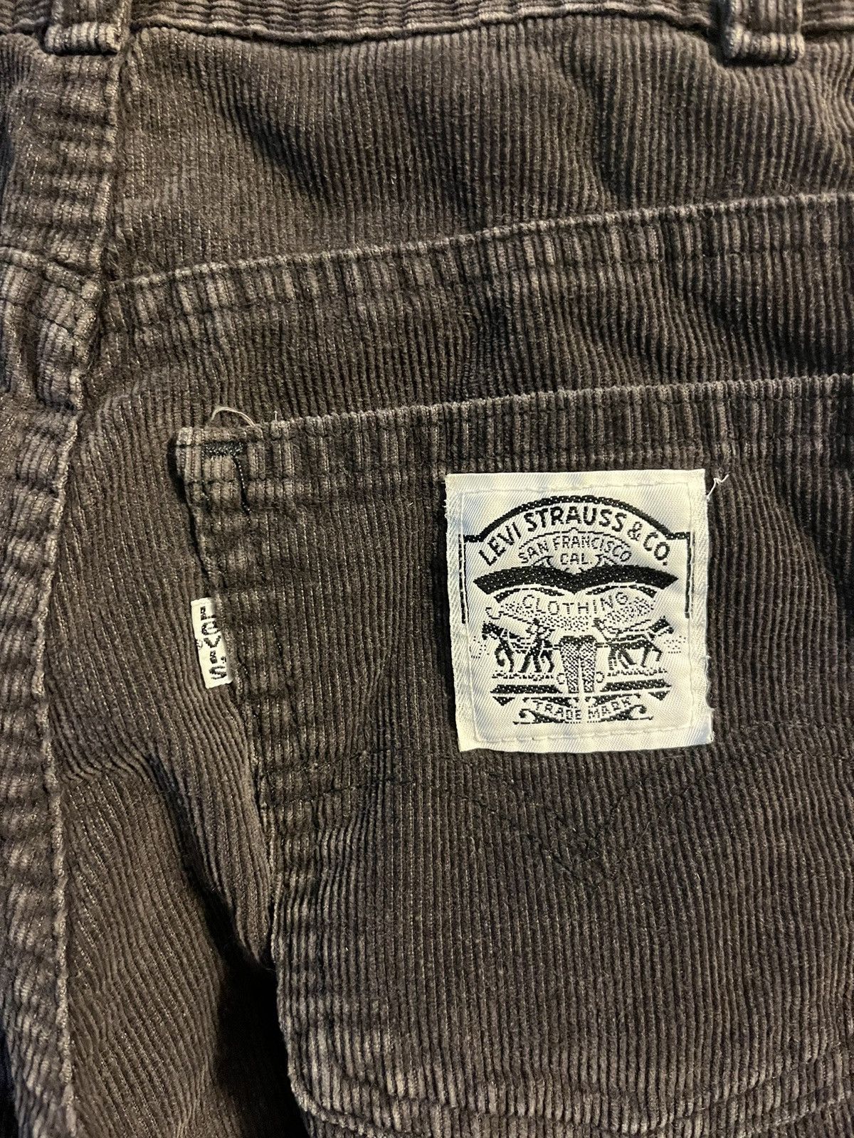 Levi's × Levi's Vintage Clothing × Vintage Vintage Levi White Tag Courdy Pants Size 27" / US 4 / IT 40 - 3 Thumbnail
