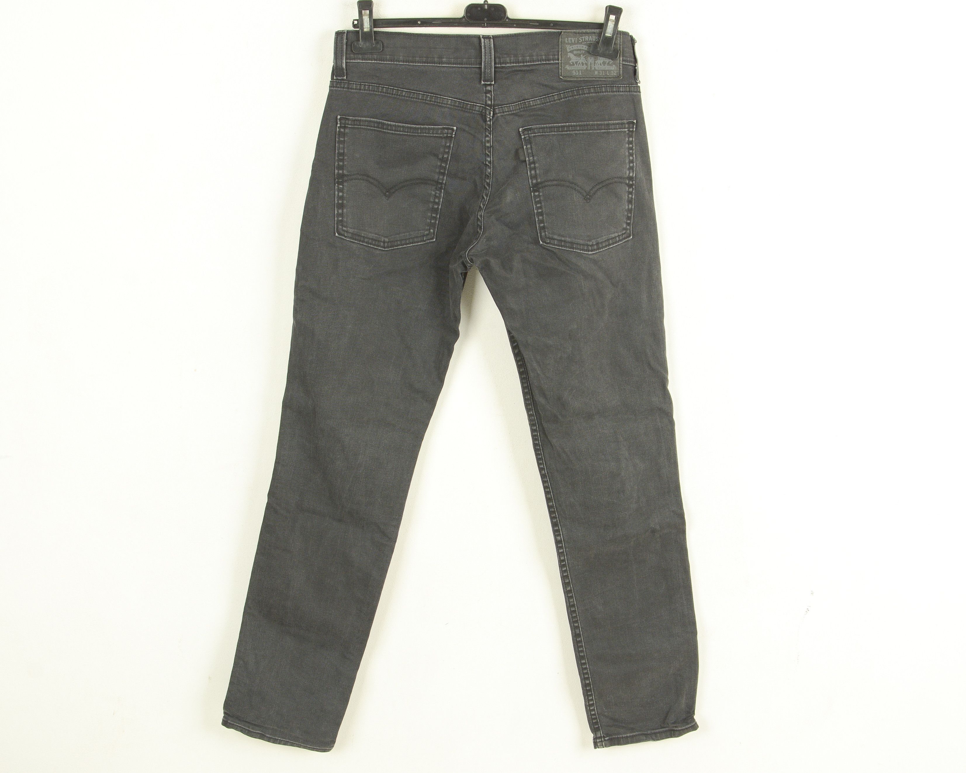 Levi's 511 Black Label Mens W31 L32 Slim Straight Jeans Denim Size US 31 - 4 Thumbnail